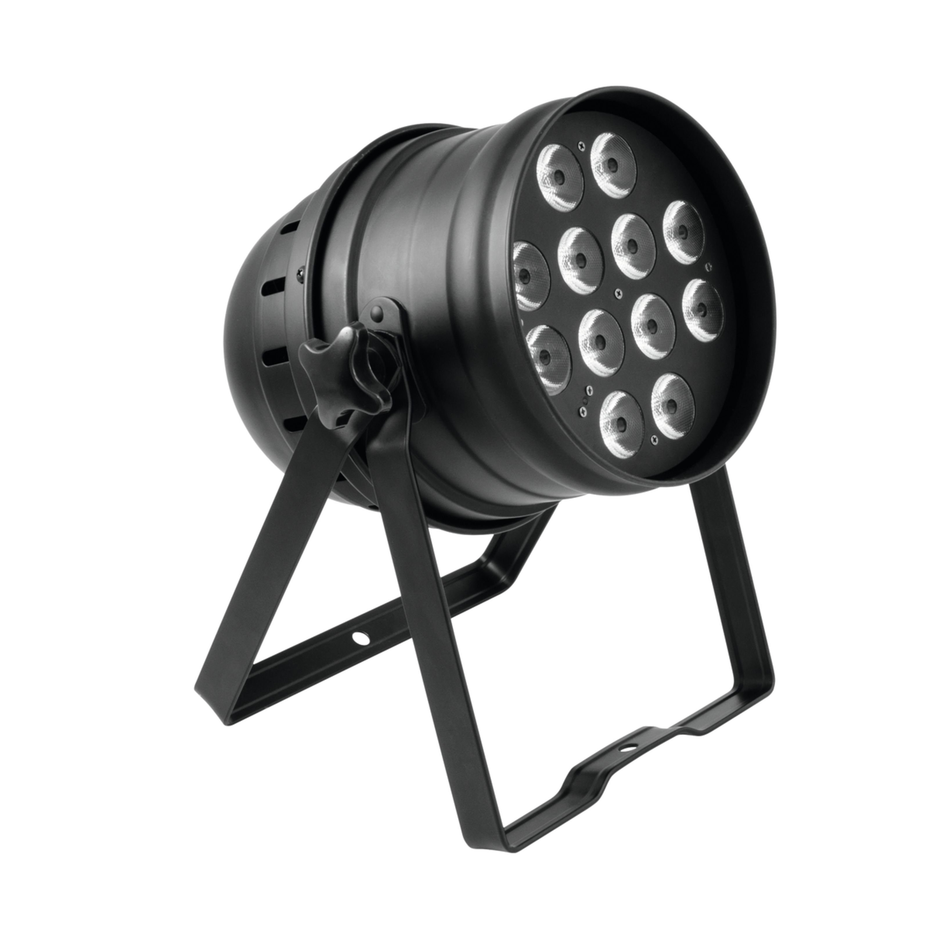 EUROLITE LED Scheinwerfer, LED PAR-64 HCL 12x10W Floor Schwarz - LED PAR Scheinwerfer