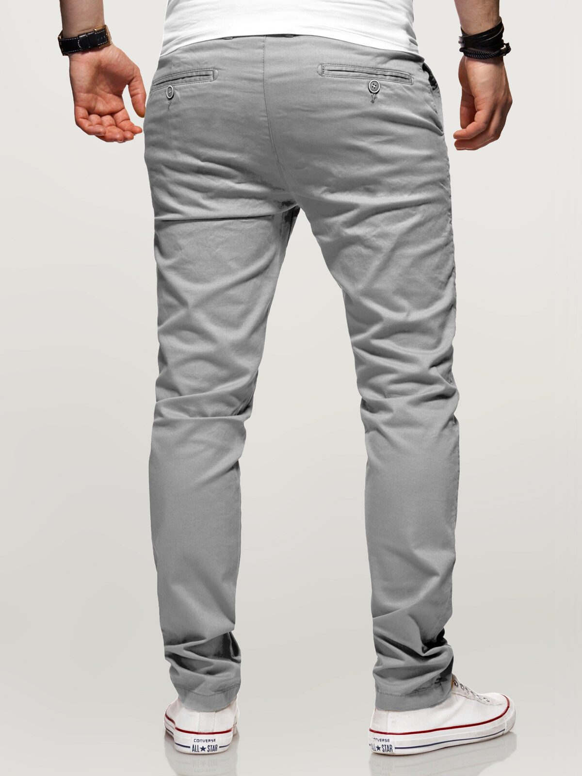 behype Chinohose Heritage im Slim -Fit-Schnitt