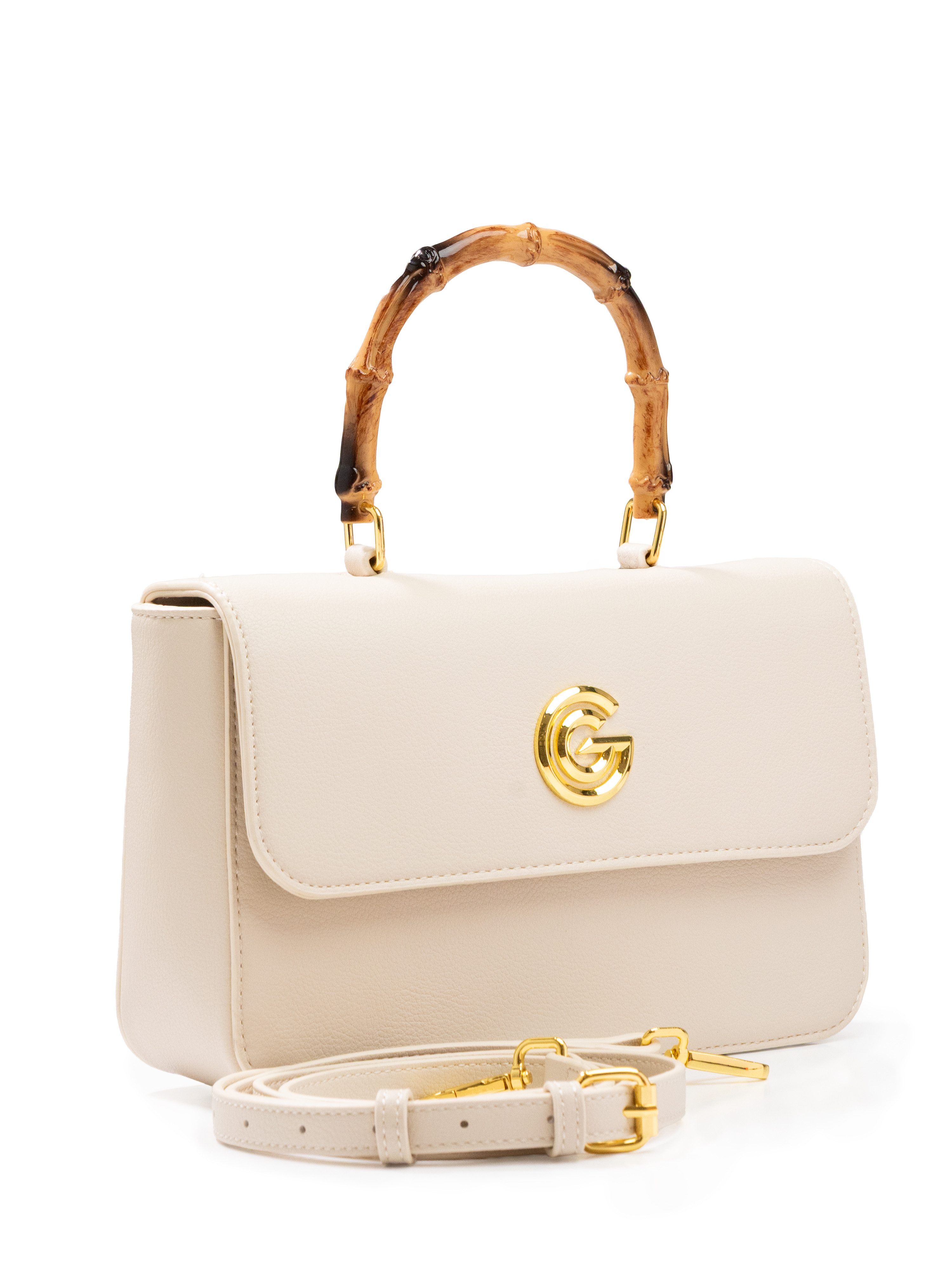 GABRIELLA G By Gabriella Gucci Handtasche AGATHA, Damen Henkeltasche, Schultertasche, Umhängetasche mit Logoapplikation