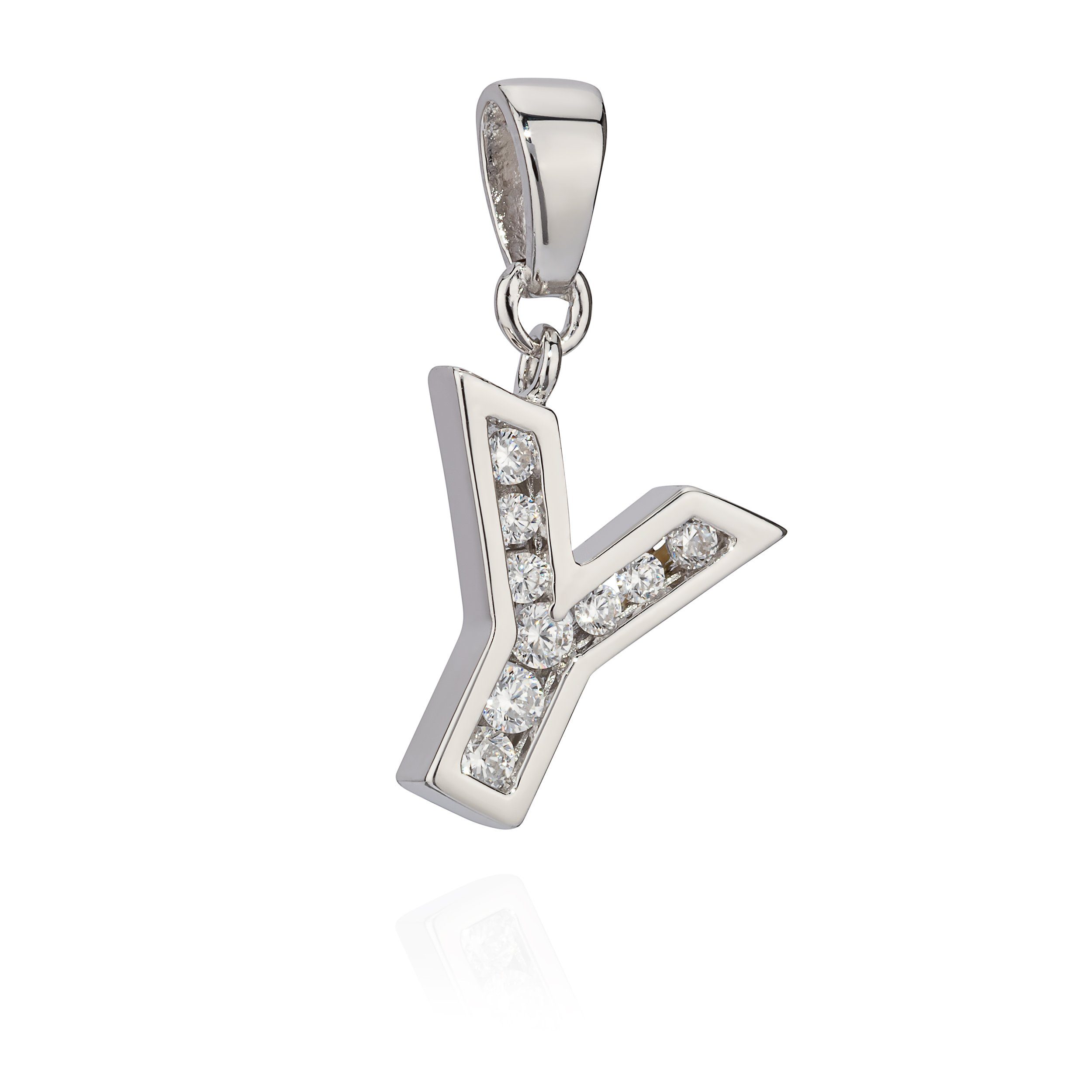 NKlaus Kettenanhänger 13x12mm Kettenanhänger Buchstabe Y günstig online kaufen