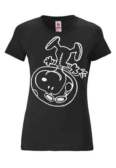 LOGOSHIRT T-Shirt »Snoopy - Astronaut« mit lizenziertem Originaldesign