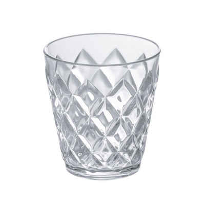KOZIOL Glas Glas 250 ml CRYSTAL S, Kunststoff, Saftglas Wasserglas Kunststoff