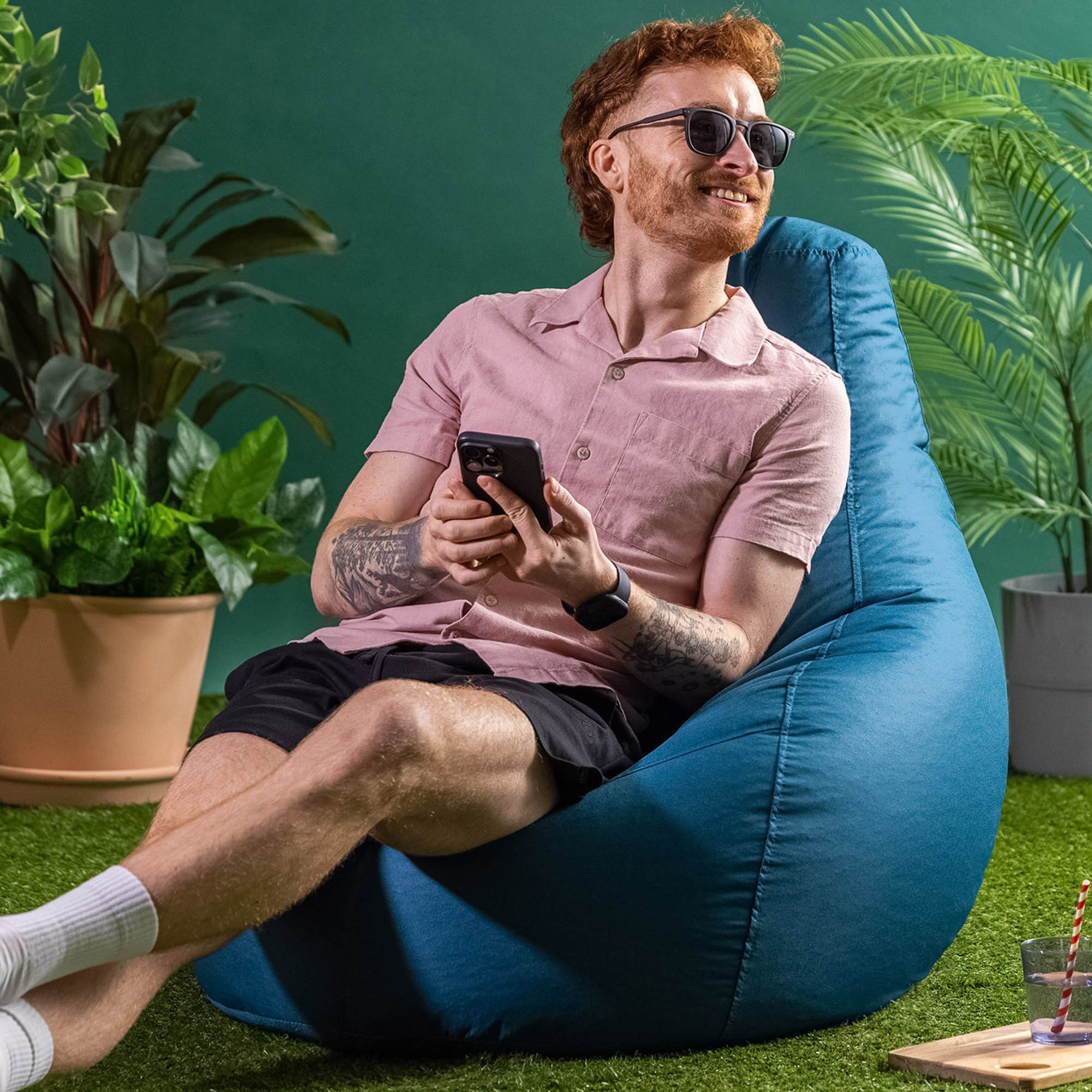 icon Sitzsack Outdoor Liege Indoor Gaming „Recliner“, Made in Germany, Wass günstig online kaufen