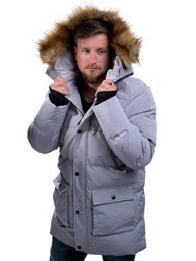 Poolman Parka Parka mit Kapuze und abnehmbaren Kunstfellkragen P2304.770 mit Kapuze, abnehmbarer Kunstfellkragen, smart pocket, strapping system