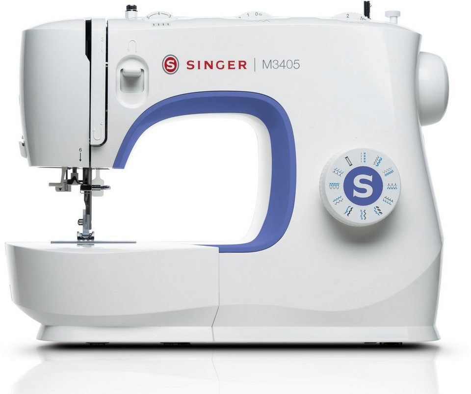 Singer Freiarm-Nähmaschine Singer M3405, 23 Programme, Mit 23 Stichen für  tägliche und dekorative Näharbeiten