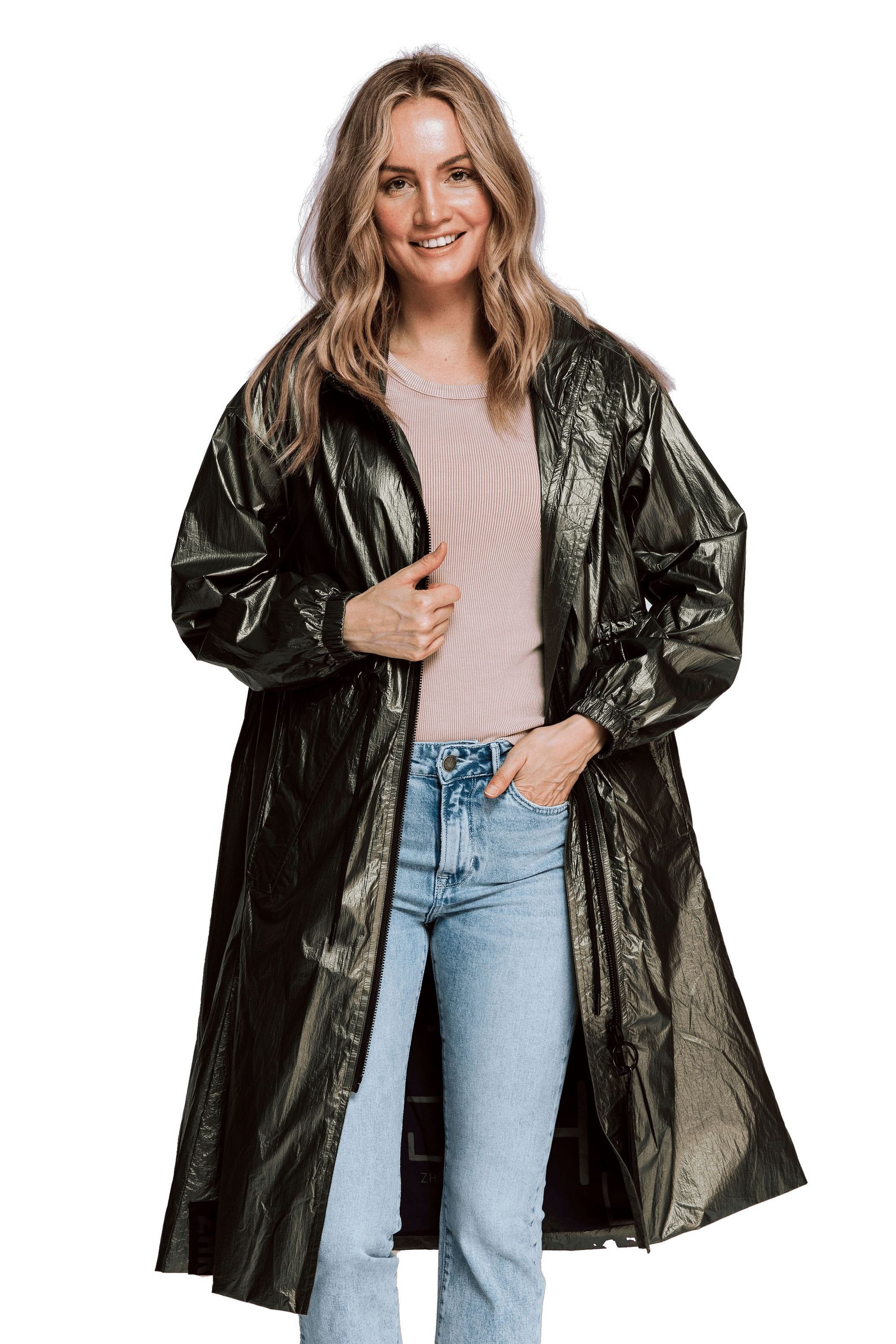 Winterjacke Mantel Übergangsjacke DAYA Grün