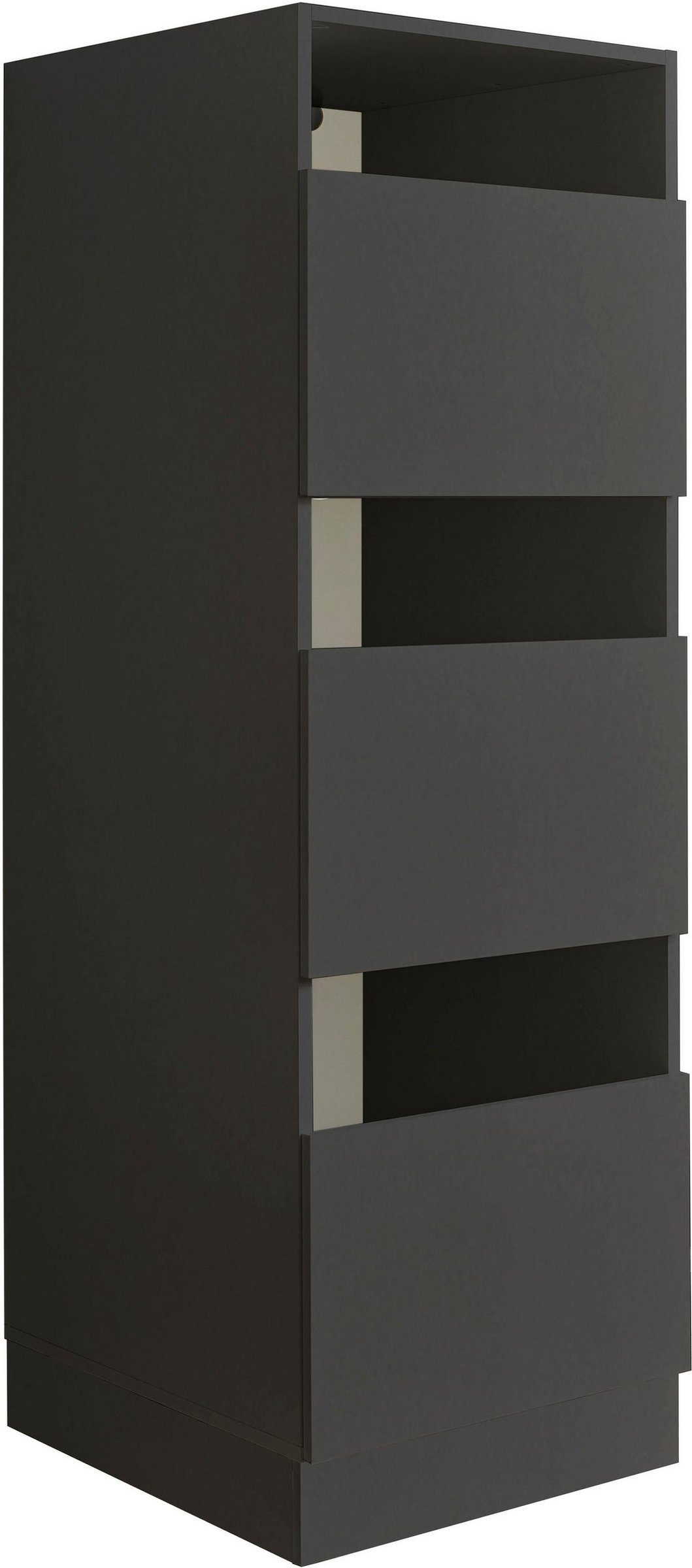 freiraum Wäscheschrank LAUNDREEZY in anthrazit, Holzwerkstoff - 50x162x67, 5cm (BxHxT)