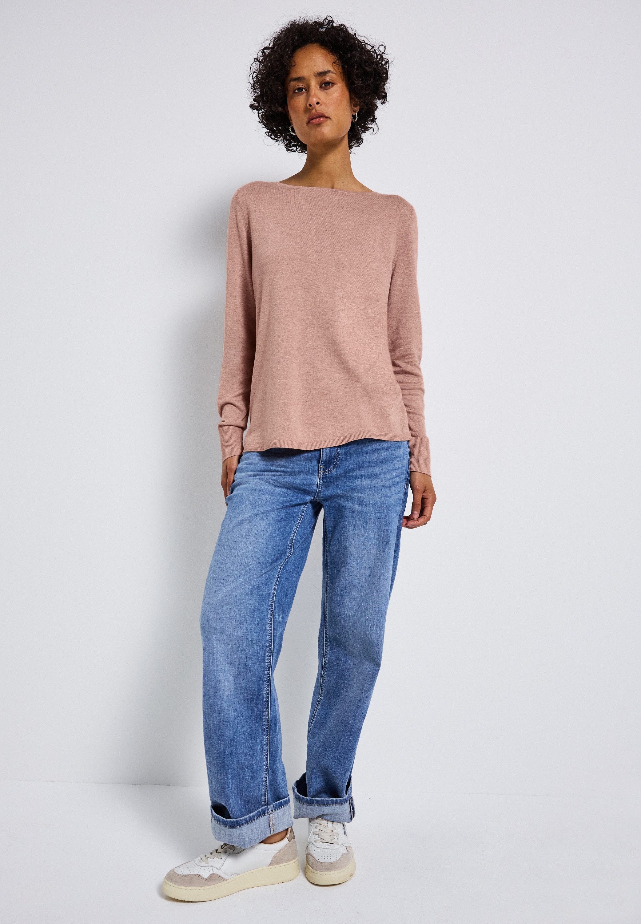 STREET ONE Strickpullover mit U-Boot-Ausschnitt