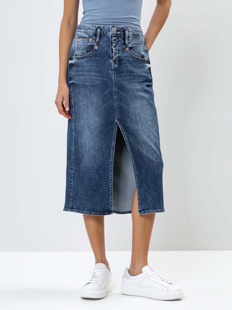 Herrlicher Jeansrock Shyra Skirt Long Organic günstig online kaufen