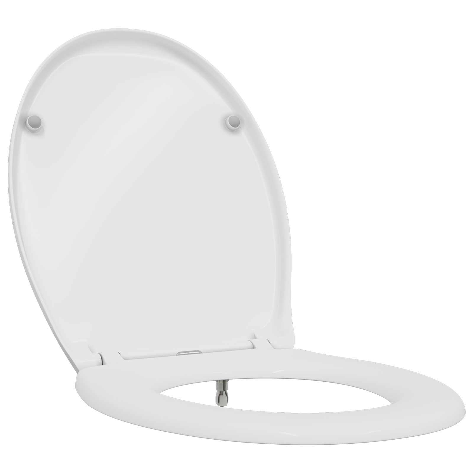 WC-Sitz Toilettensitz Quick Release Absenkautomatik Duroplast Weiß