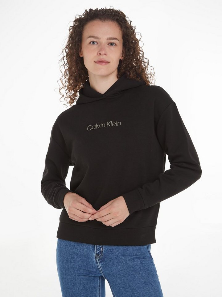 Calvin Klein Kapuzensweatshirt HERO METALLIC LOGO HOODIE mit Calvin Klein  Print auf der Brust
