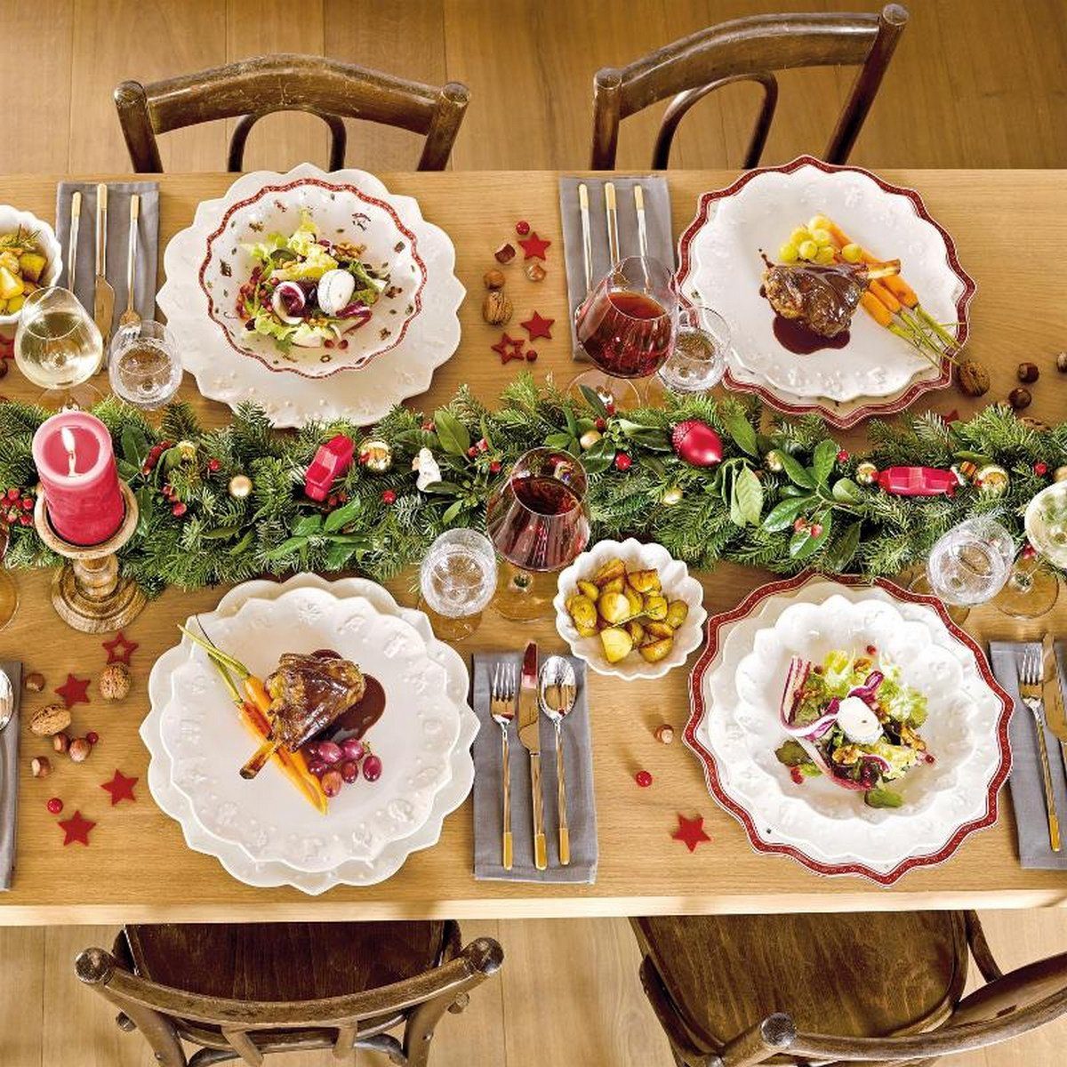 Villeroy & Boch Becher Toy's Delight Weihnachtsgeschirr, Porzellan, 11 cm – Bild 3 von 5