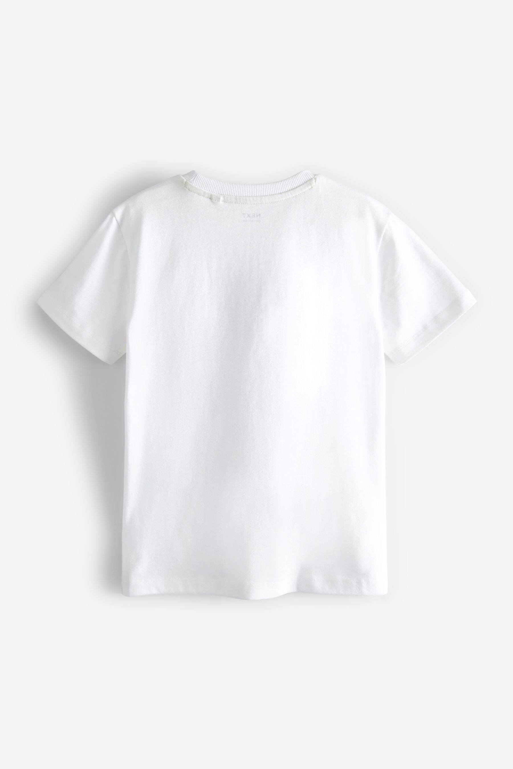 Next T-Shirt Transport Grafik-T-Shirt White (1-tlg)