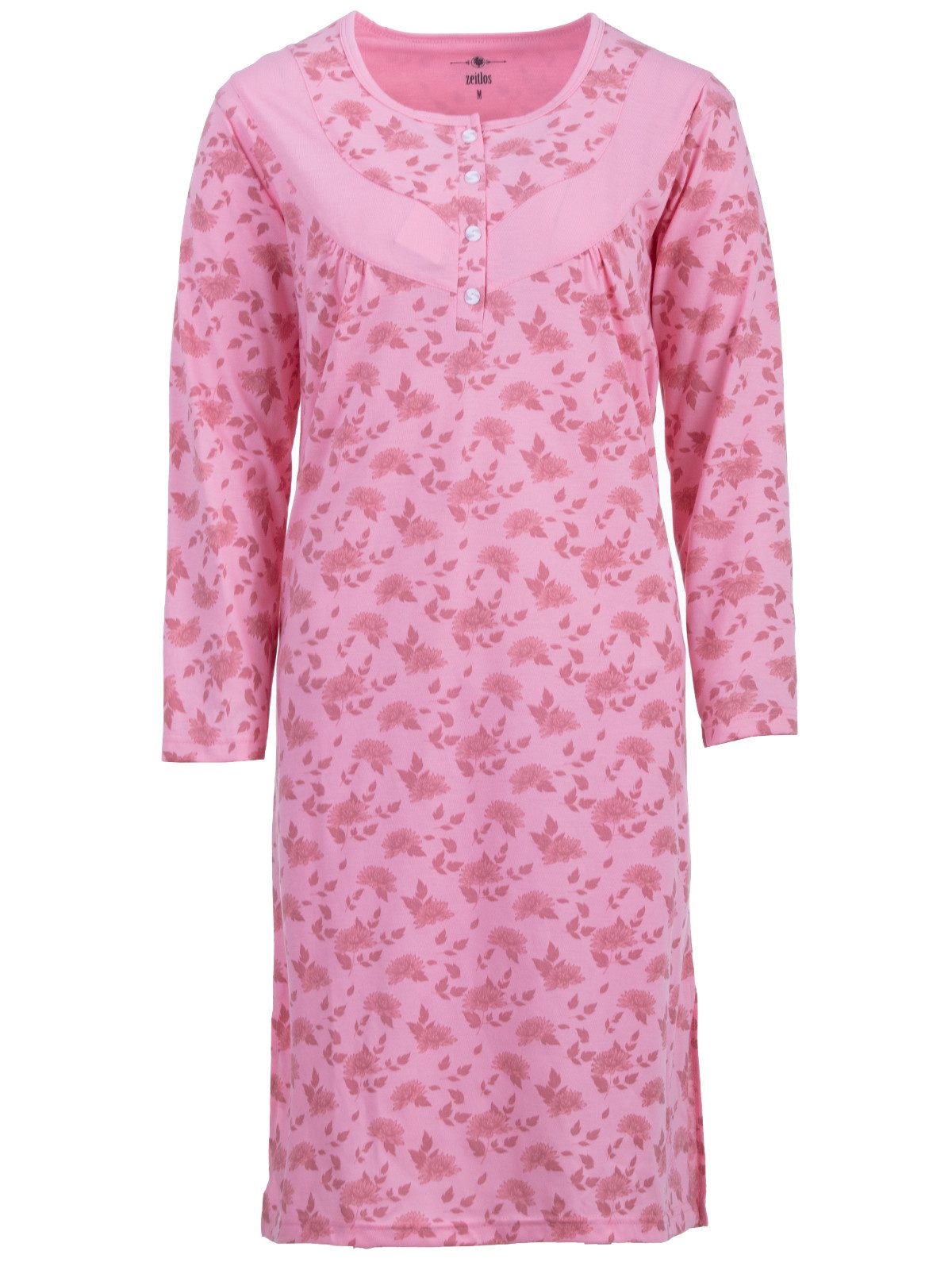 zeitlos Nachthemd Nachthemd Langarm - Helene Chrysantheme günstig online kaufen