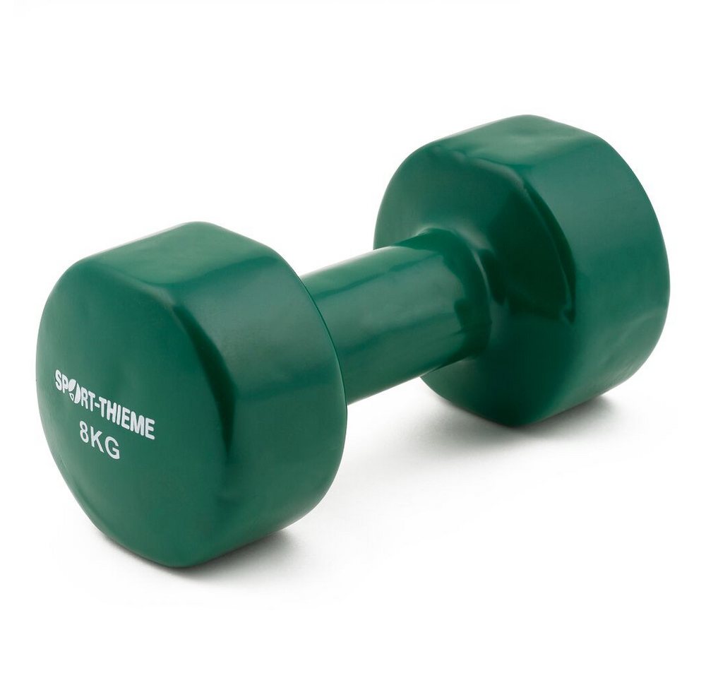 Sport-Thieme Kurzhantel Fausthantel Vinyl, 12 Gewichtsstufen für individuelles Krafttraining
