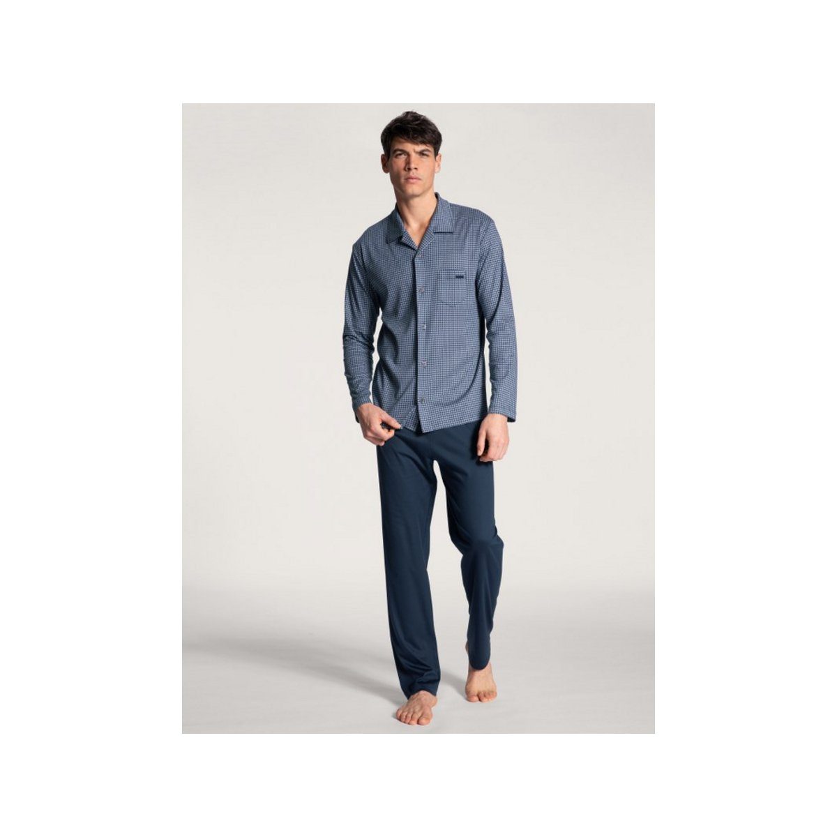 CALIDA Pyjama blau (1 tlg) indigo mood