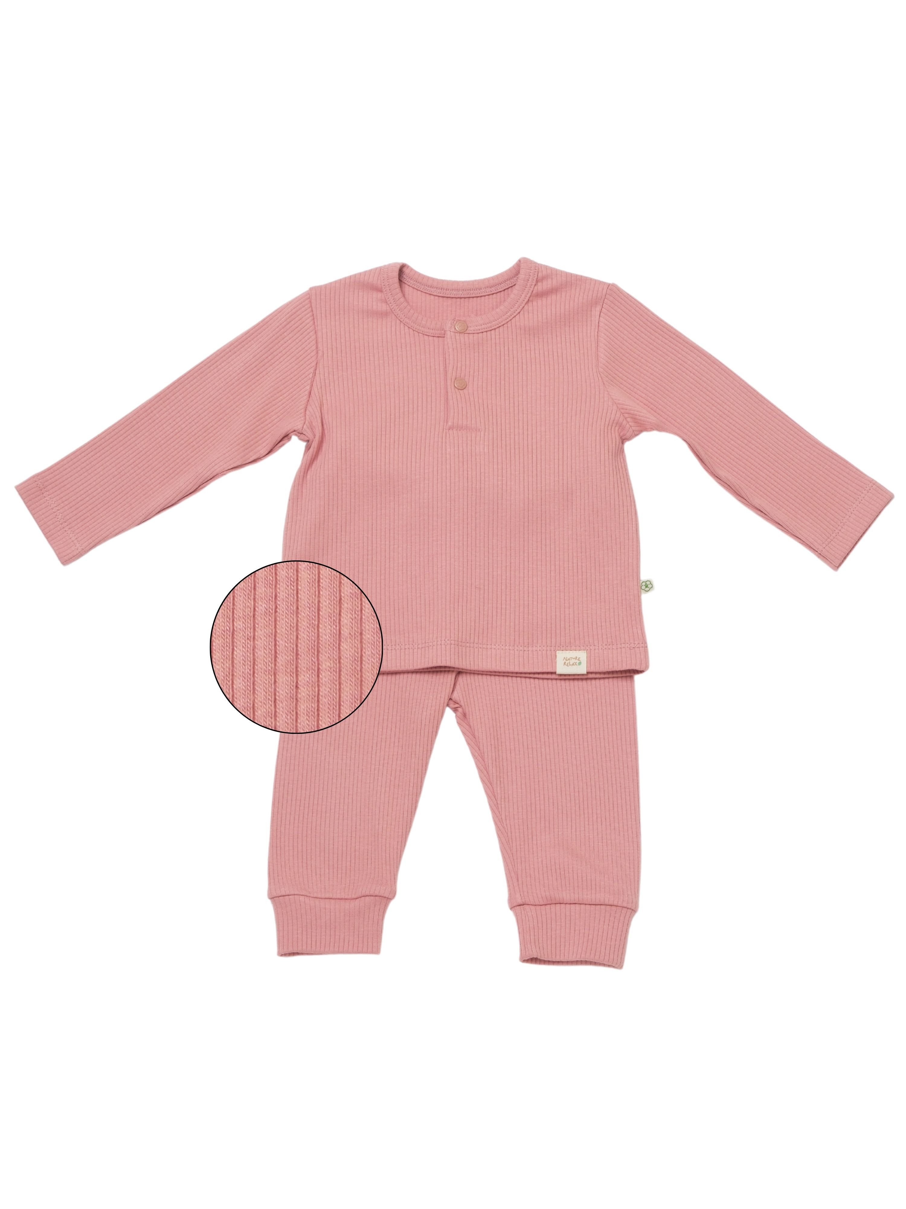 Langarmshirt & Hose Baby Nature Relax Modal für Jungen und Mädchen Unisex Langarm