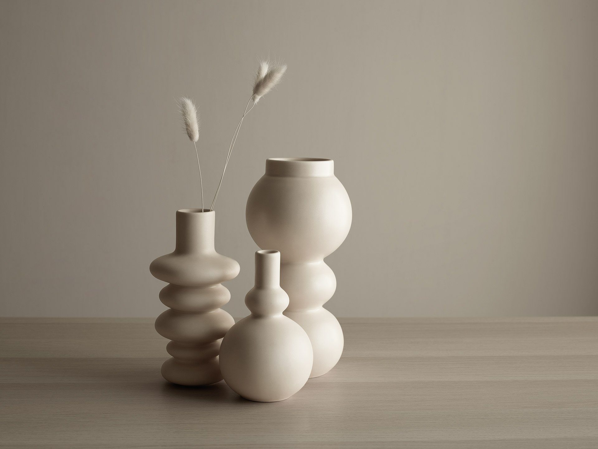 ASA SELECTION Wanddekoobjekt ASA Selection como Vase, cream beige | Dekovasen