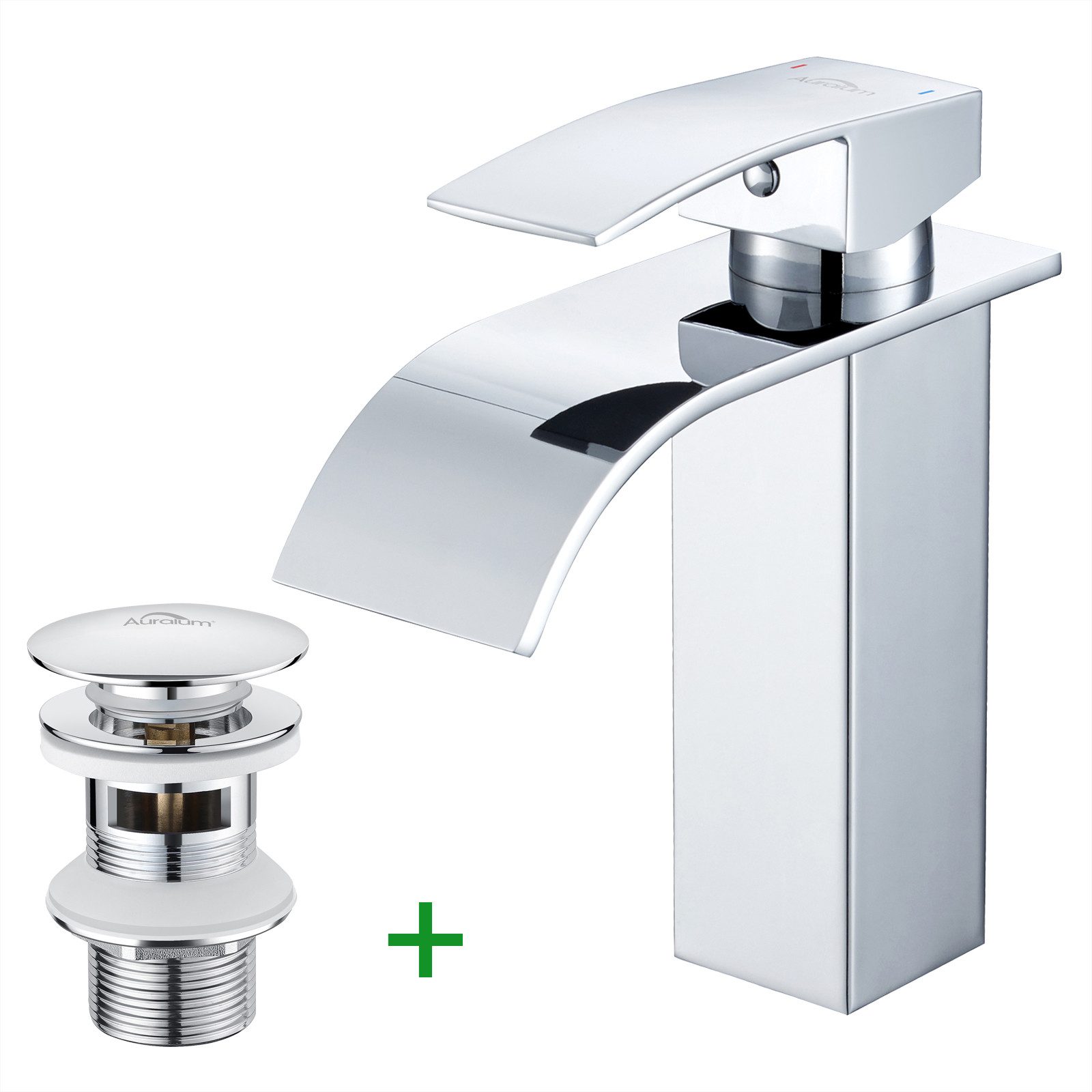 Auralum Max Waschtischarmatur Wasserfall Wasserhahn Bad günstig online kaufen