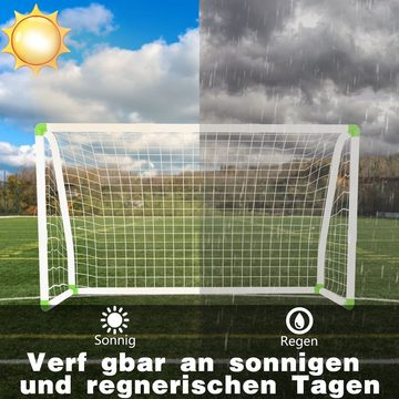 UISEBRT Fußballtor Kinder Fußballnetz PVC Fußballtore für Garten