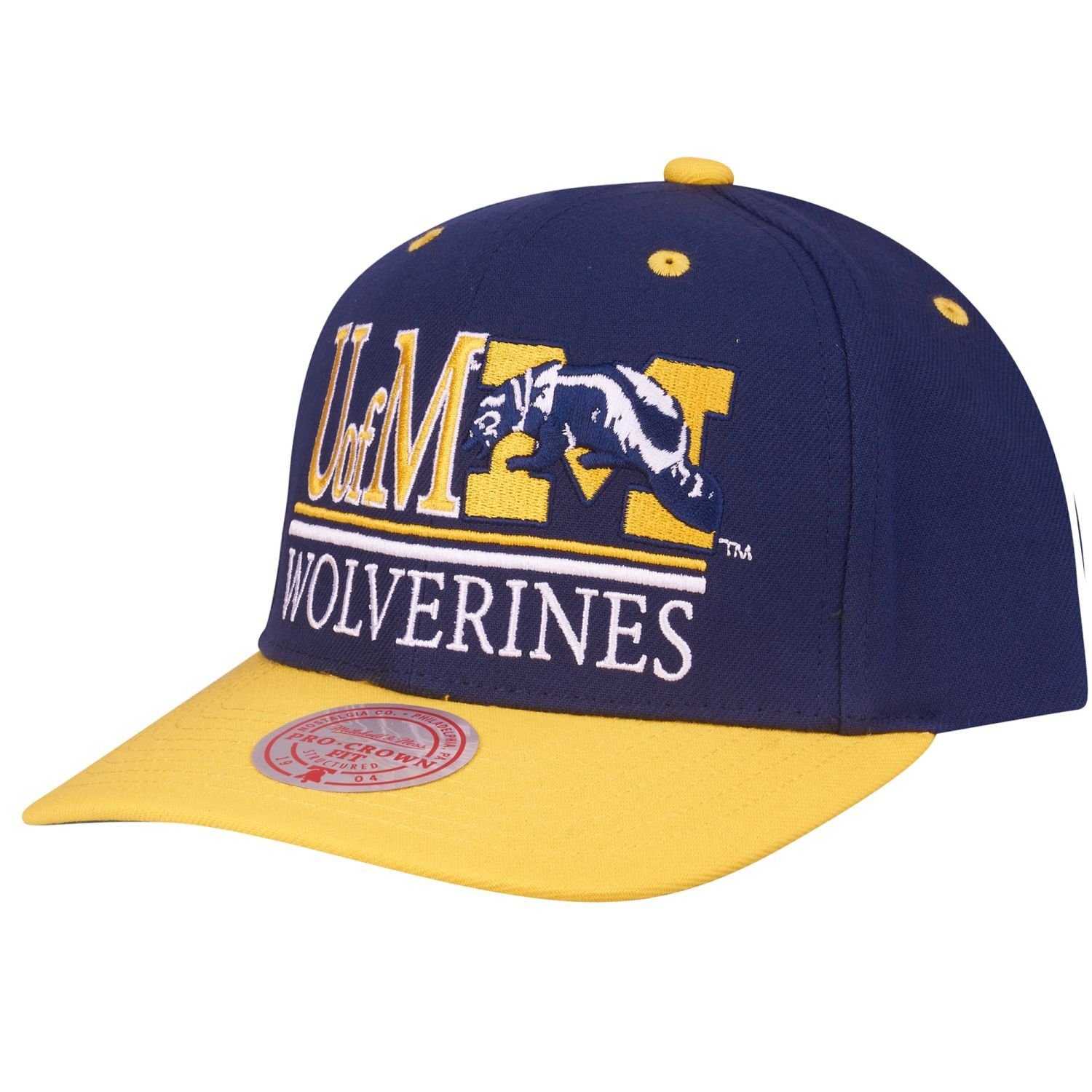 Mitchell & Ness Snapback Cap NCAA University of Michigan | Snapback Caps