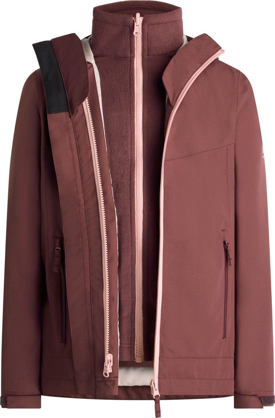 McKINLEY Funktionsjacke Mä.-Funktions-Jacke Justin 3:1 III G RED WINE
