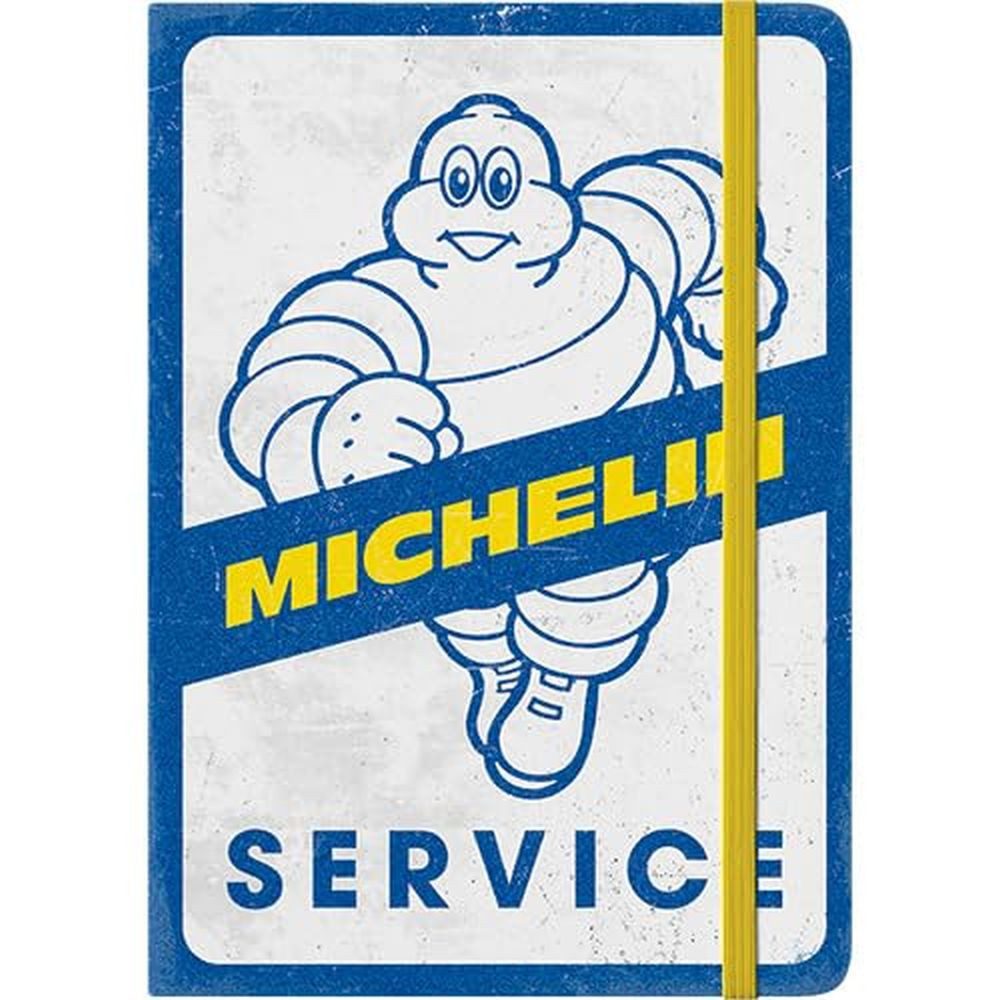 Nostalgic-Art Notizbuch Notizbuch - Ford Mustang - Michelin - Service