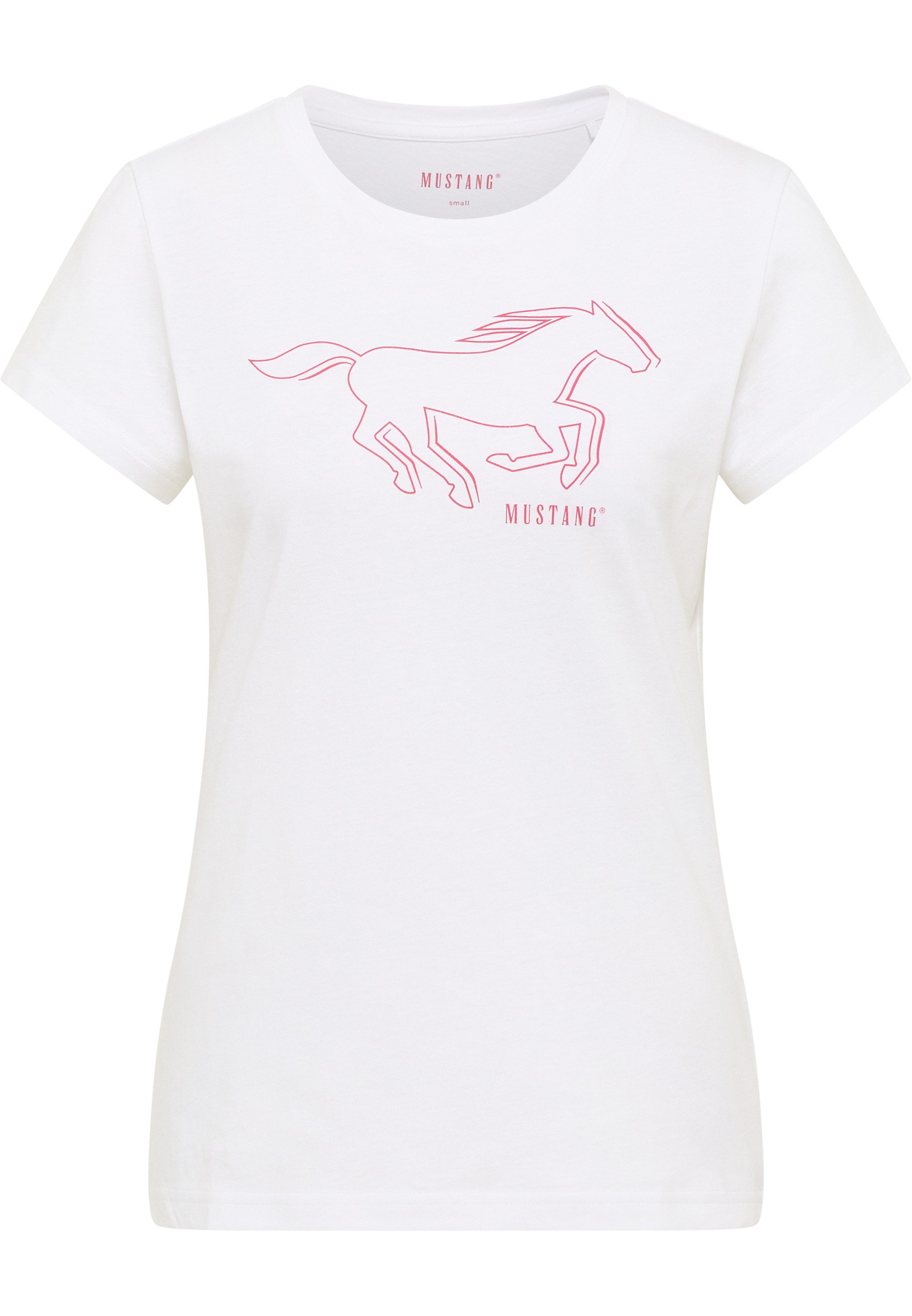 MUSTANG Kurzarmshirt Damen Style Loa günstig online kaufen