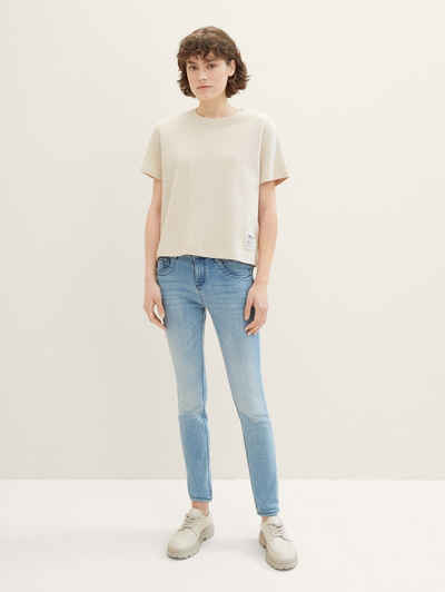 TOM TAILOR Skinny-fit-Jeans Tapered Jeans mit recycelter Baumwolle