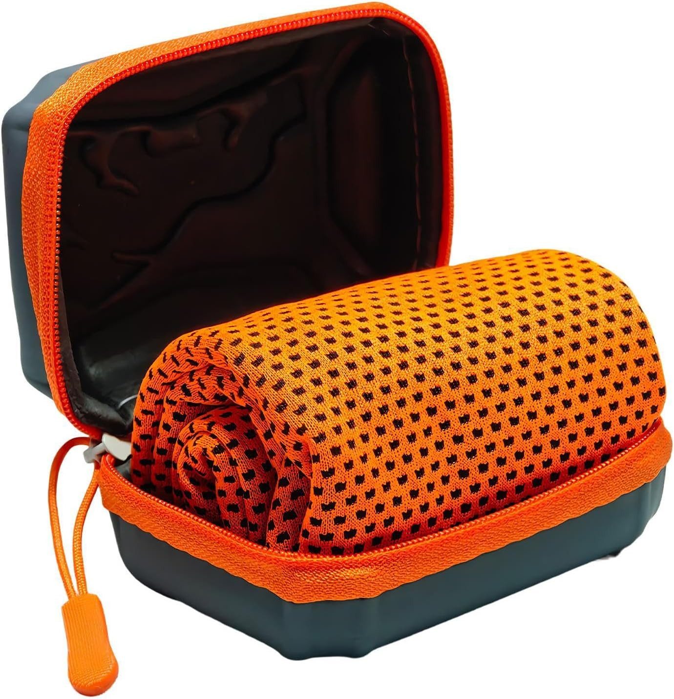 Diwzbyn Sporthandtuch Kühltuch Mit Aufbewahrungsbox, 30x80 Cm Kühlendes Handtuch, (1-St)