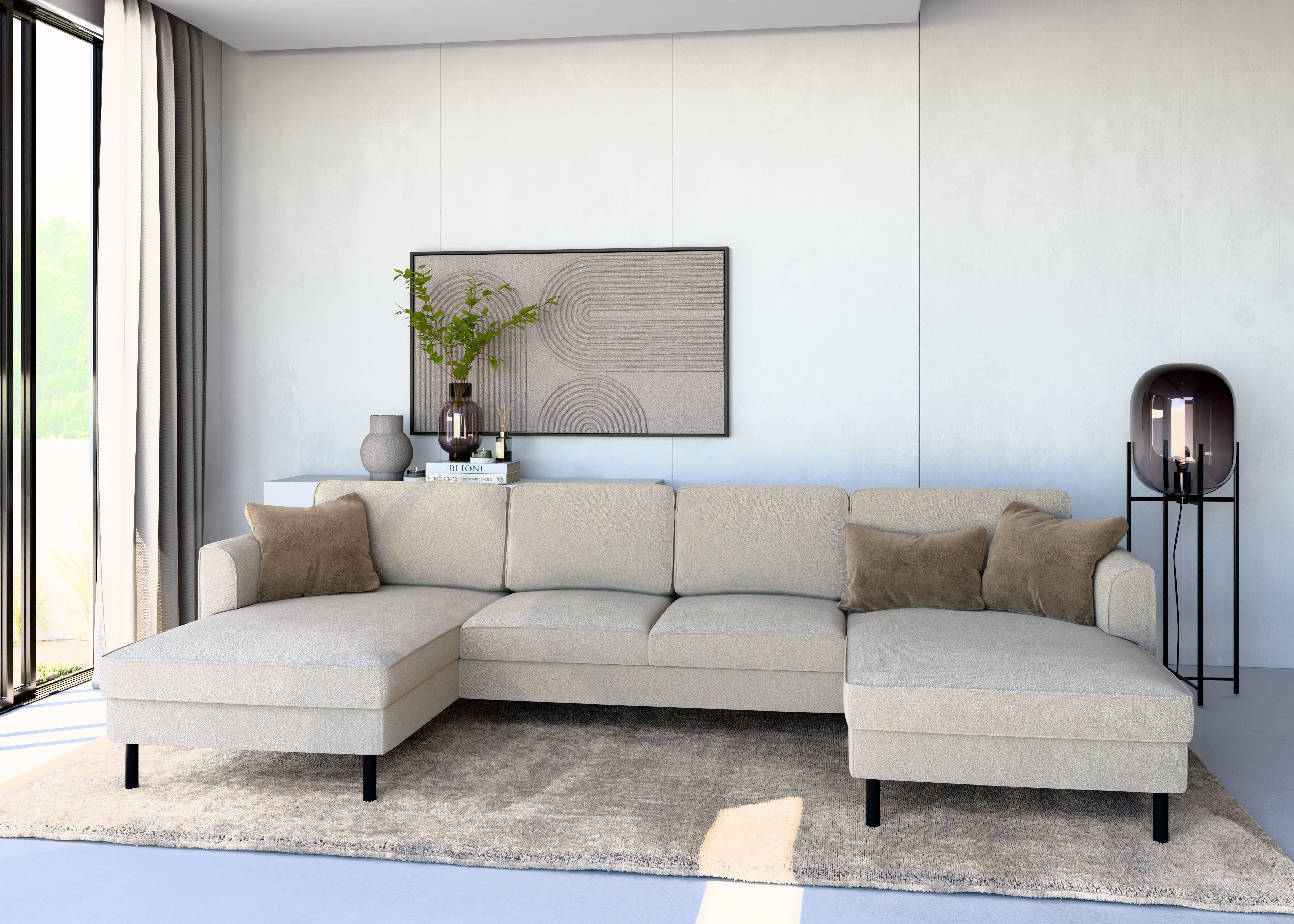 Home affaire Wohnlandschaft Booster Couch wahlweise günstig online kaufen