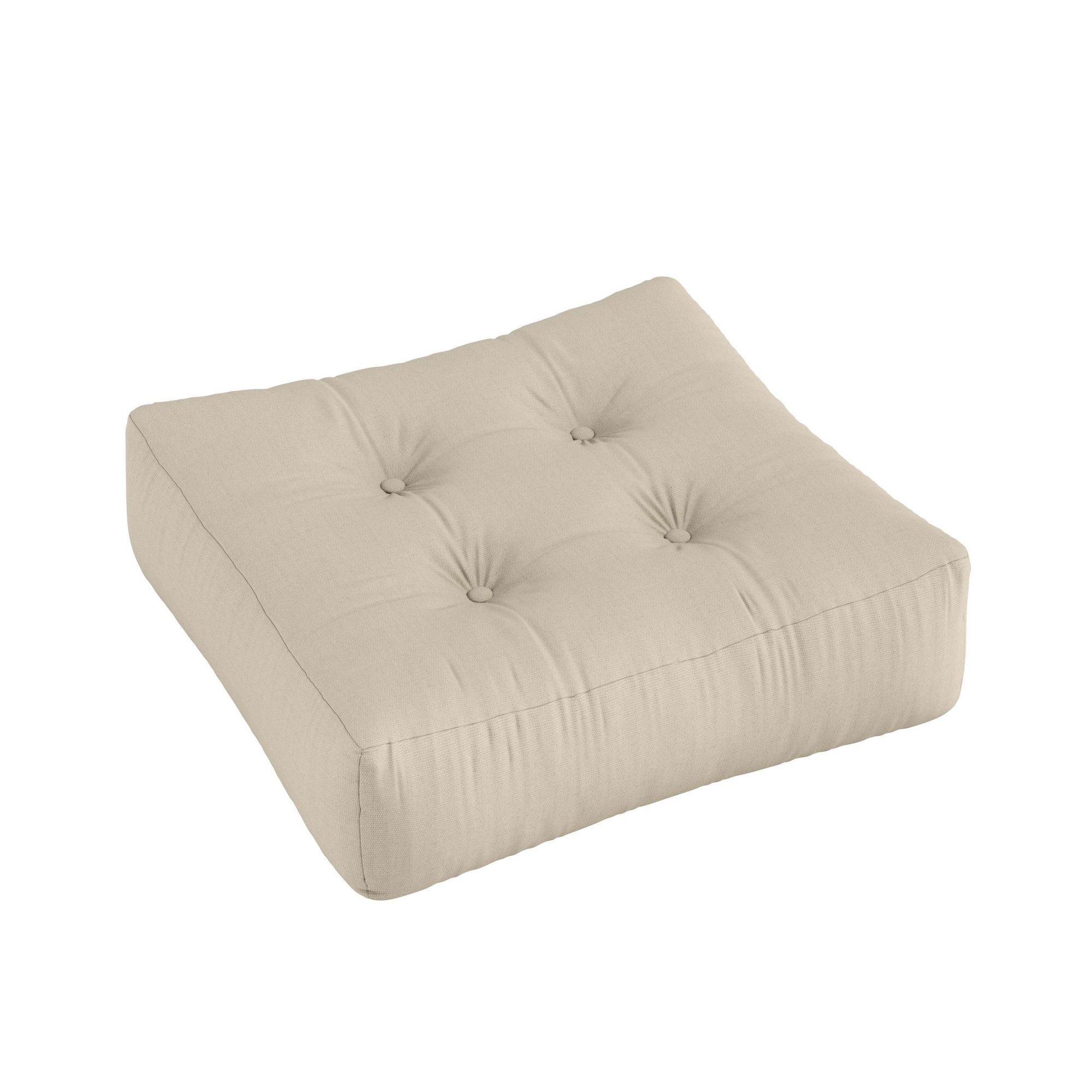 Karup Design Pouf More Pouf out™, Sitzhocker, Bodenkissen, Chillkissen, Relaxkissen (B/H/T ca: 70x70x22cm - in mehreren Farben), Outdoor geeignet, Schmutz- und Wasserabweisend, Made in Europe