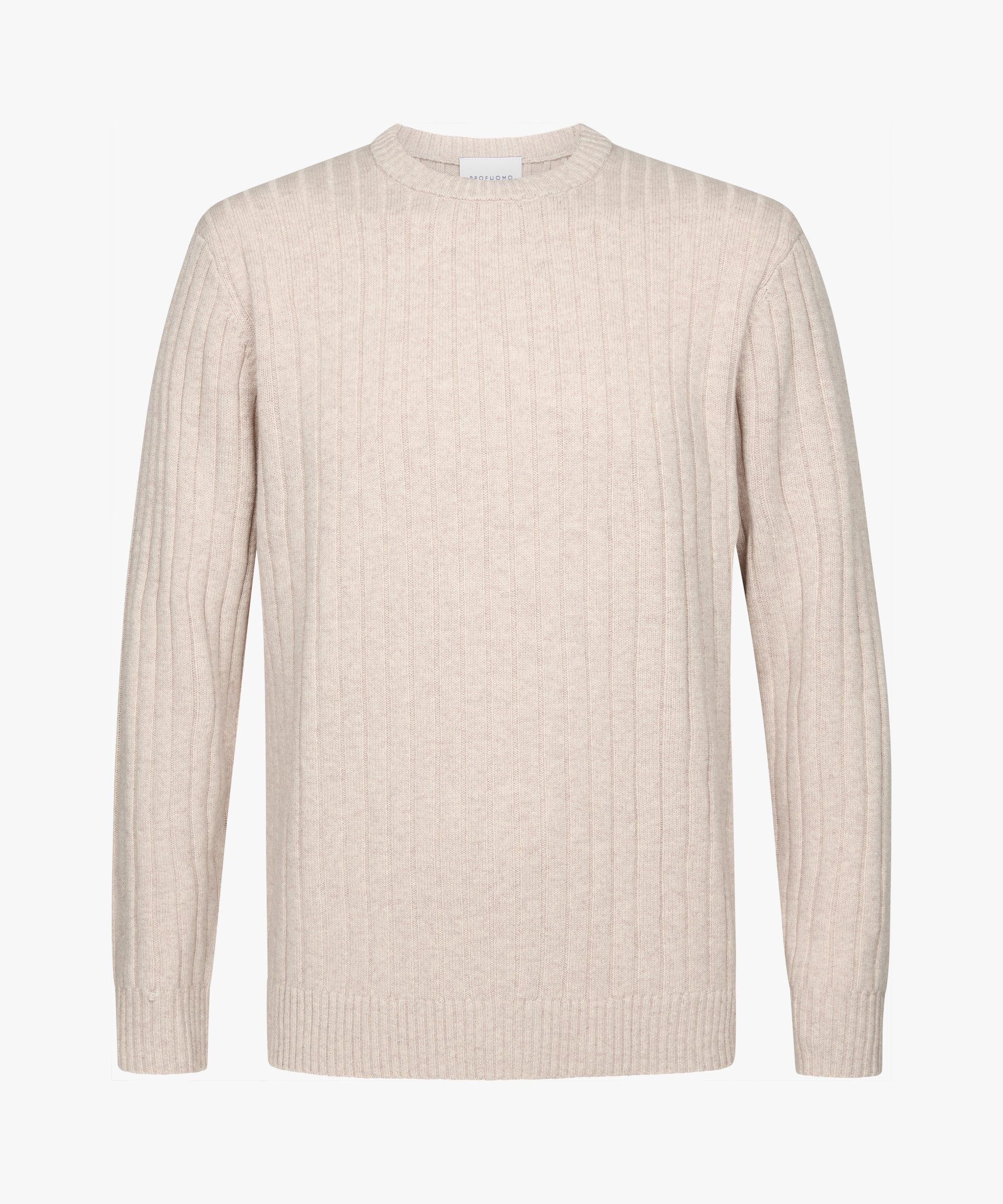Profuomo Strickpullover PULLOVER CREW NECK L SAND
