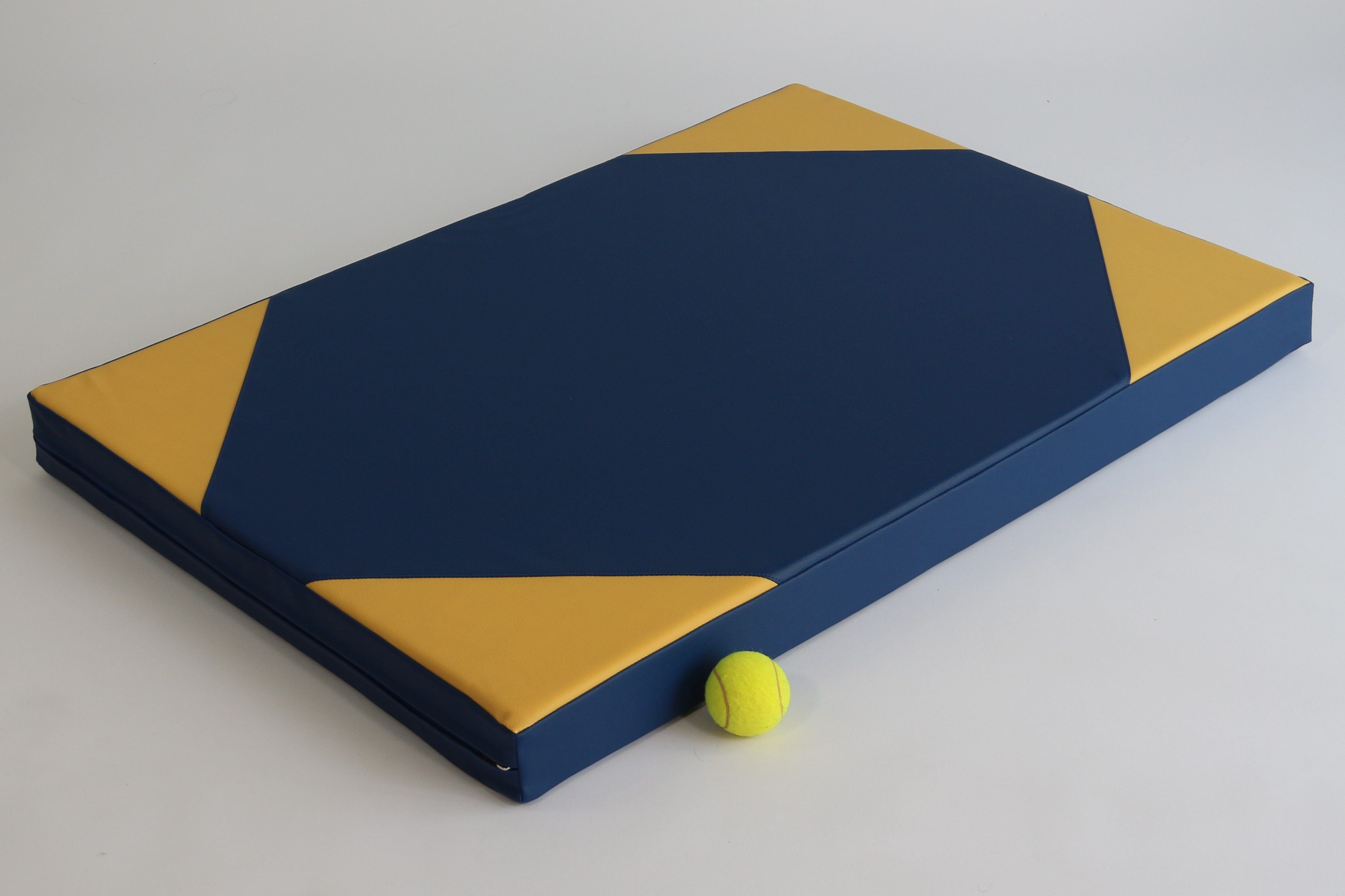 Turnmatte x Gymnastikmatte 100 Schutzmatte Turnmatte cm 8 (einzeln, 70 x Blau 1er-Pack), NiroSport Weichbodenmatte Made-in-Germany