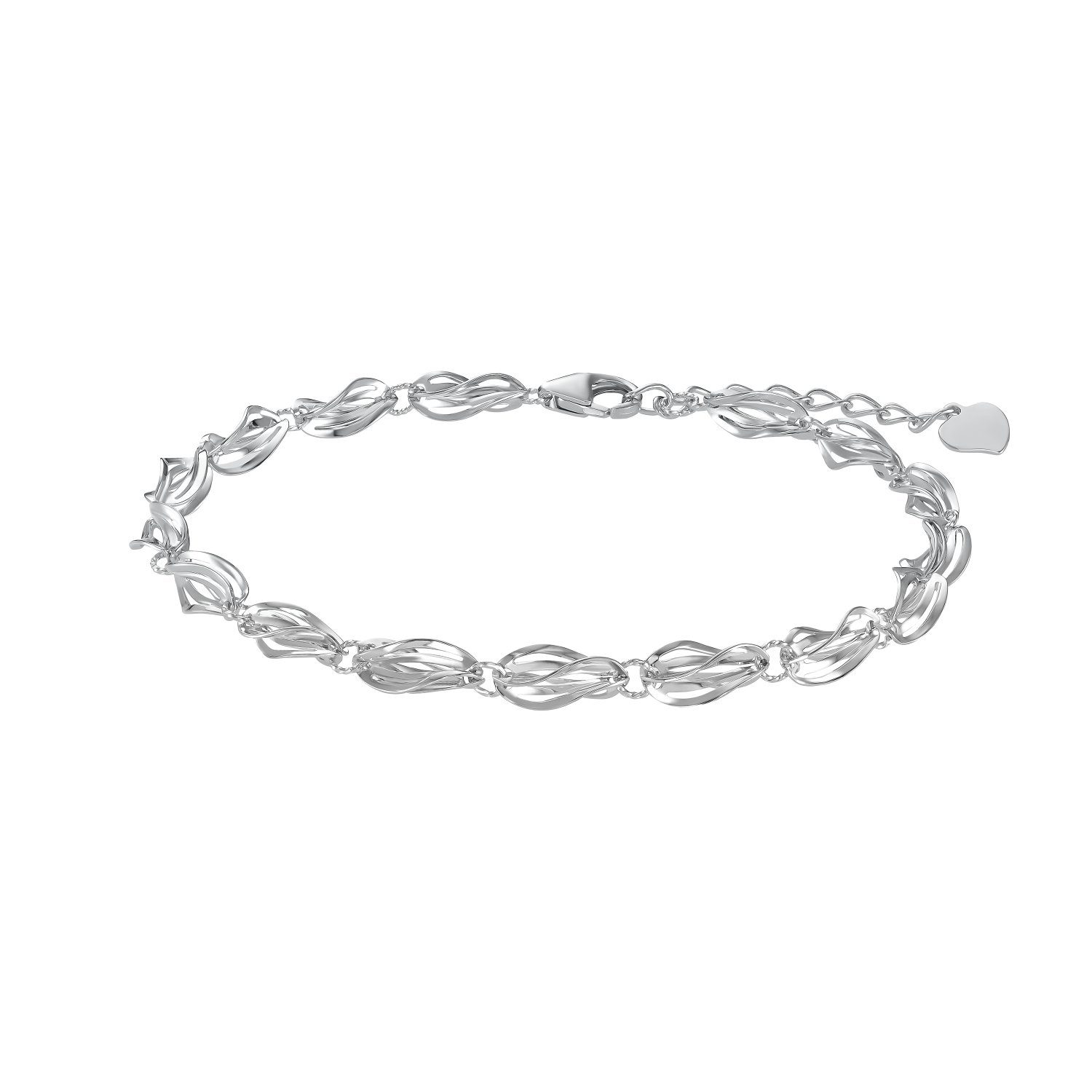 Amor Silberarmband für Damen, 925 Sterling Silber (Armband, 1-tlg) | Silberarmbänder