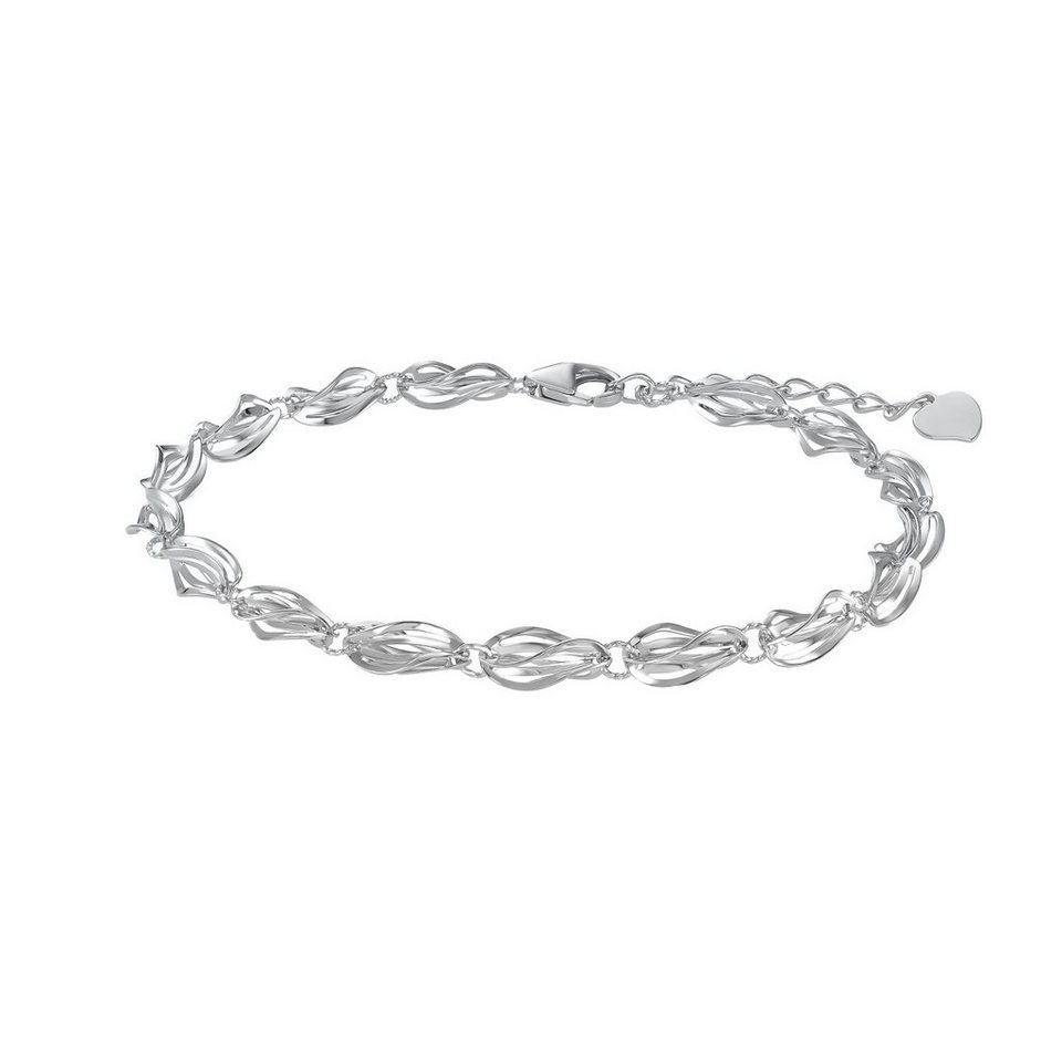 Amor Silberarmband für Damen, 925 Sterling Silber (Armband, 1-tlg),  Modernes Damen Armband von Amor