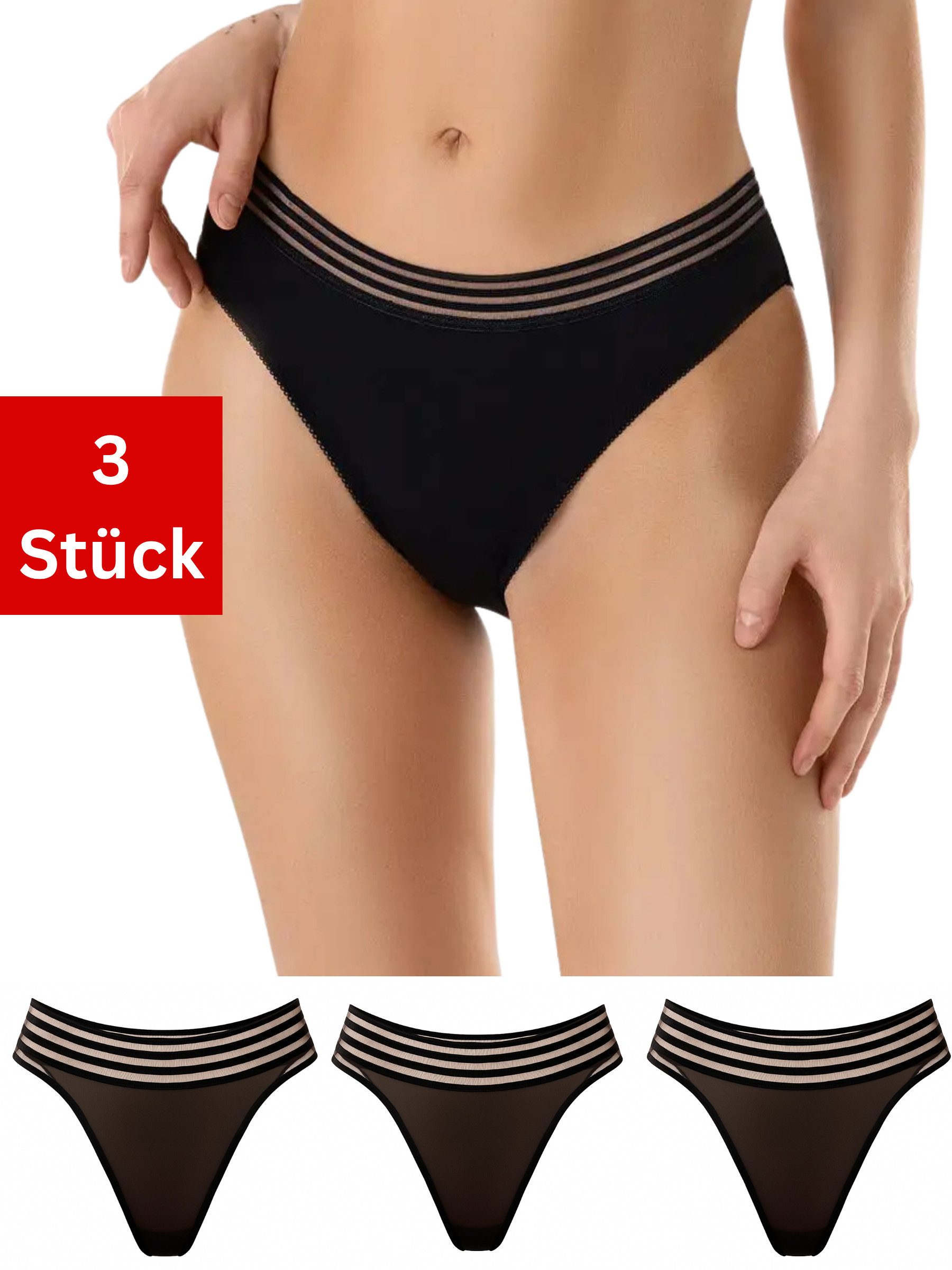 Tangaslip Taillenslip – sexy Brasilien-Tanga und Dessous-Höschen für Damen