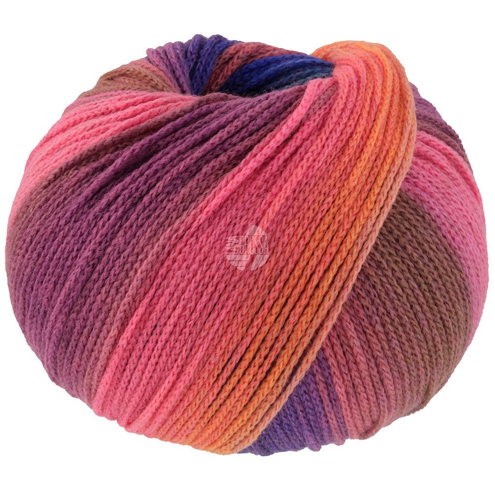 LANA GROSSA FARFALLA Häkelwolle, 340 m (Kettengarn aus extrafeiner Merinowolle mit Farbverlauf), 100 g