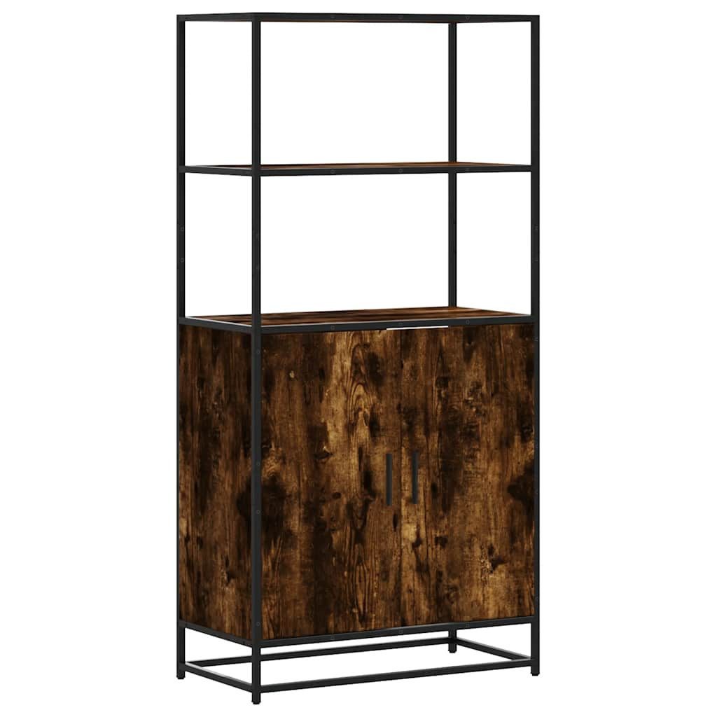vidaXL Highboard Highboard Räuchereiche 68x35x139 cm günstig online kaufen