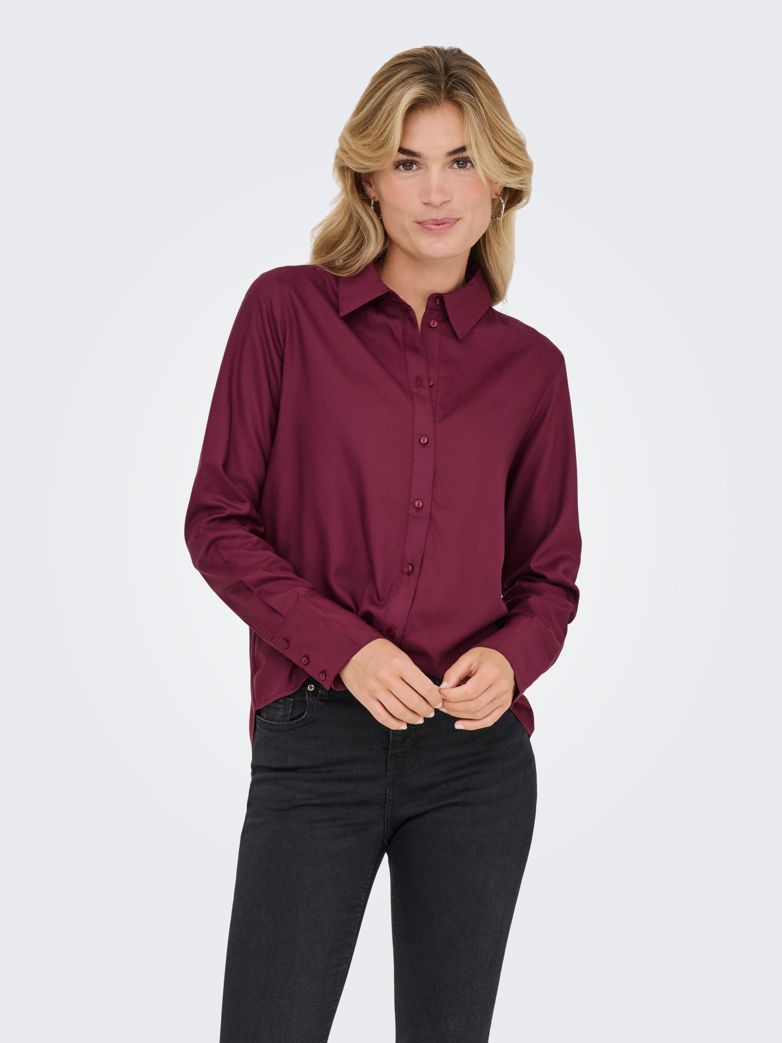 Hemdbluse ONLBERIT LIFE L/S SHIRT WVN