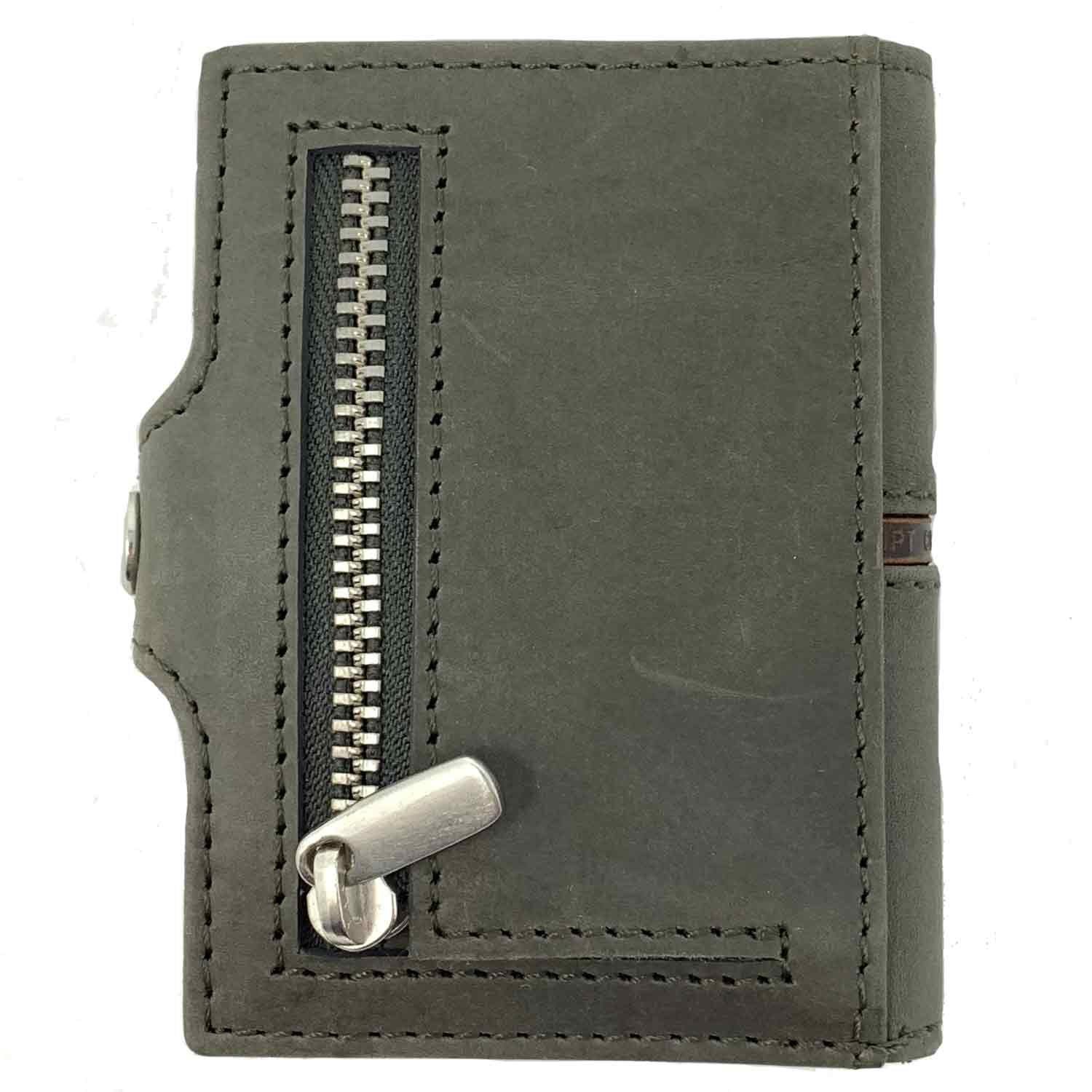 CRIPT Geldbörse Cript RFID Kreditkartenetui 3.55 STEEL ace grey