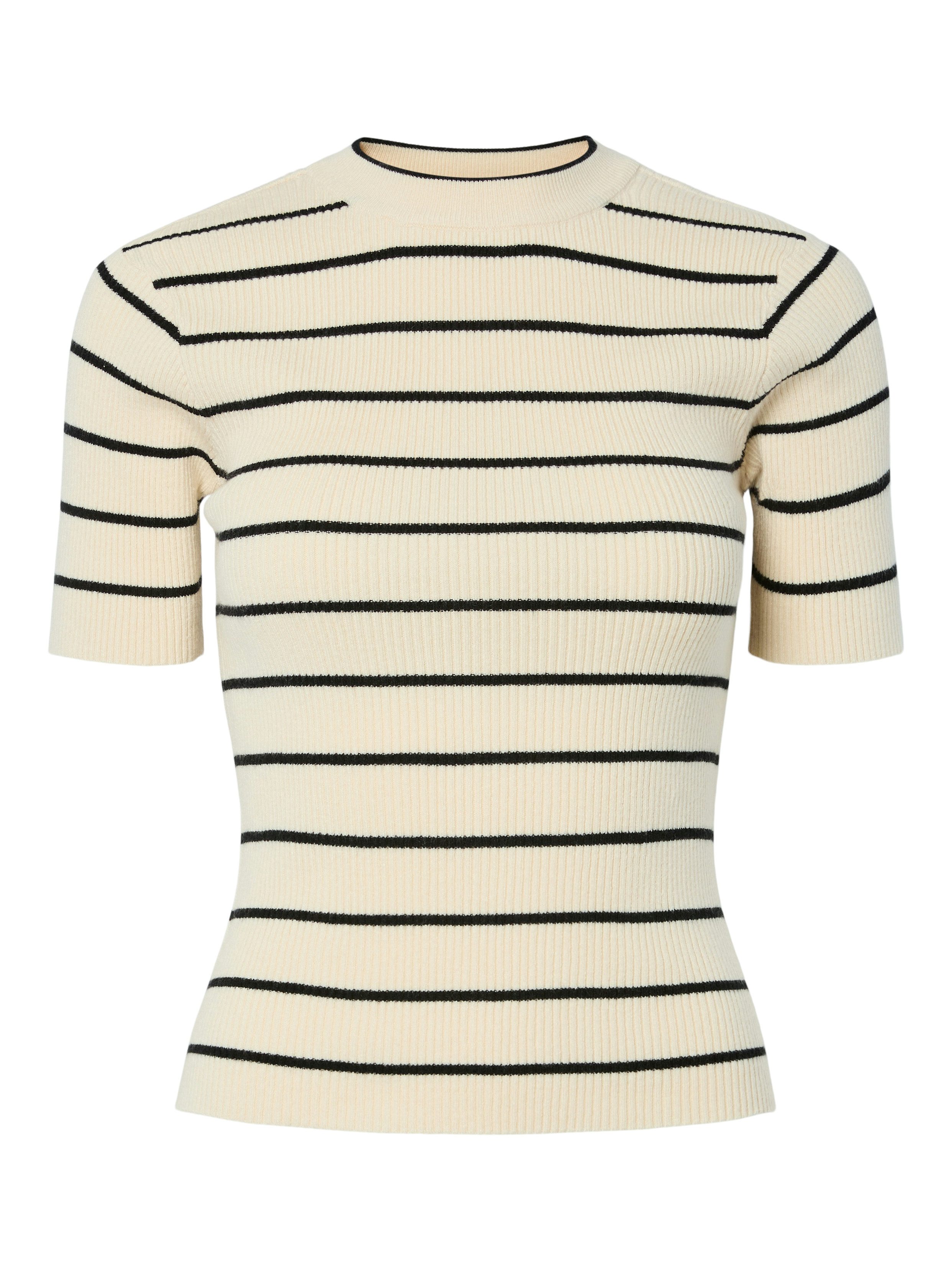 Kurzarmpullover PCMIRA SS O-NECK KNIT NOOS BC