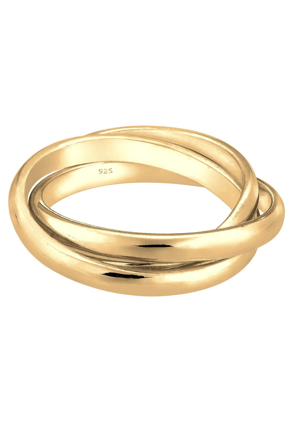 Elli Fingerring Wickelring Trio Trini Basic 925 Silber, Ring Set günstig online kaufen