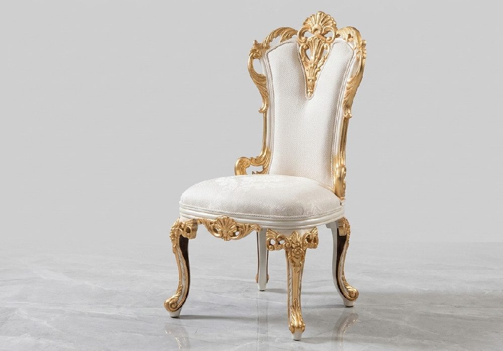 JVmoebel Esszimmerstuhl Barocker Holzstuhl mit eleganter Ästhetik (1 St), Made in Europa
