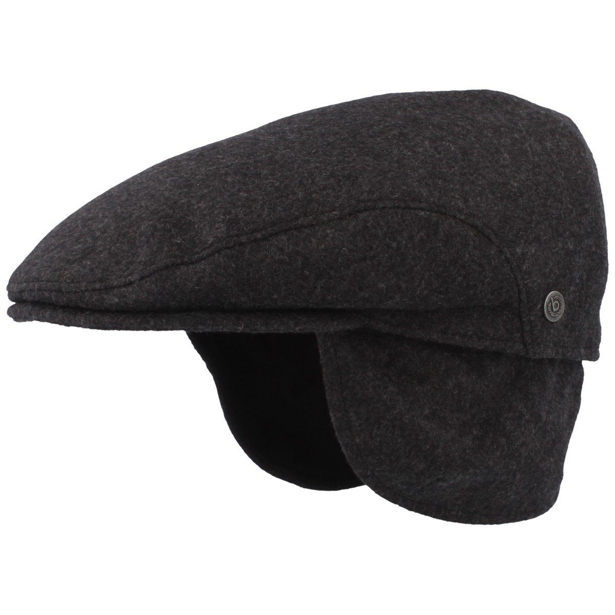 bugatti Schiebermütze einfarbig mit Ohrenschutz und Windstopper