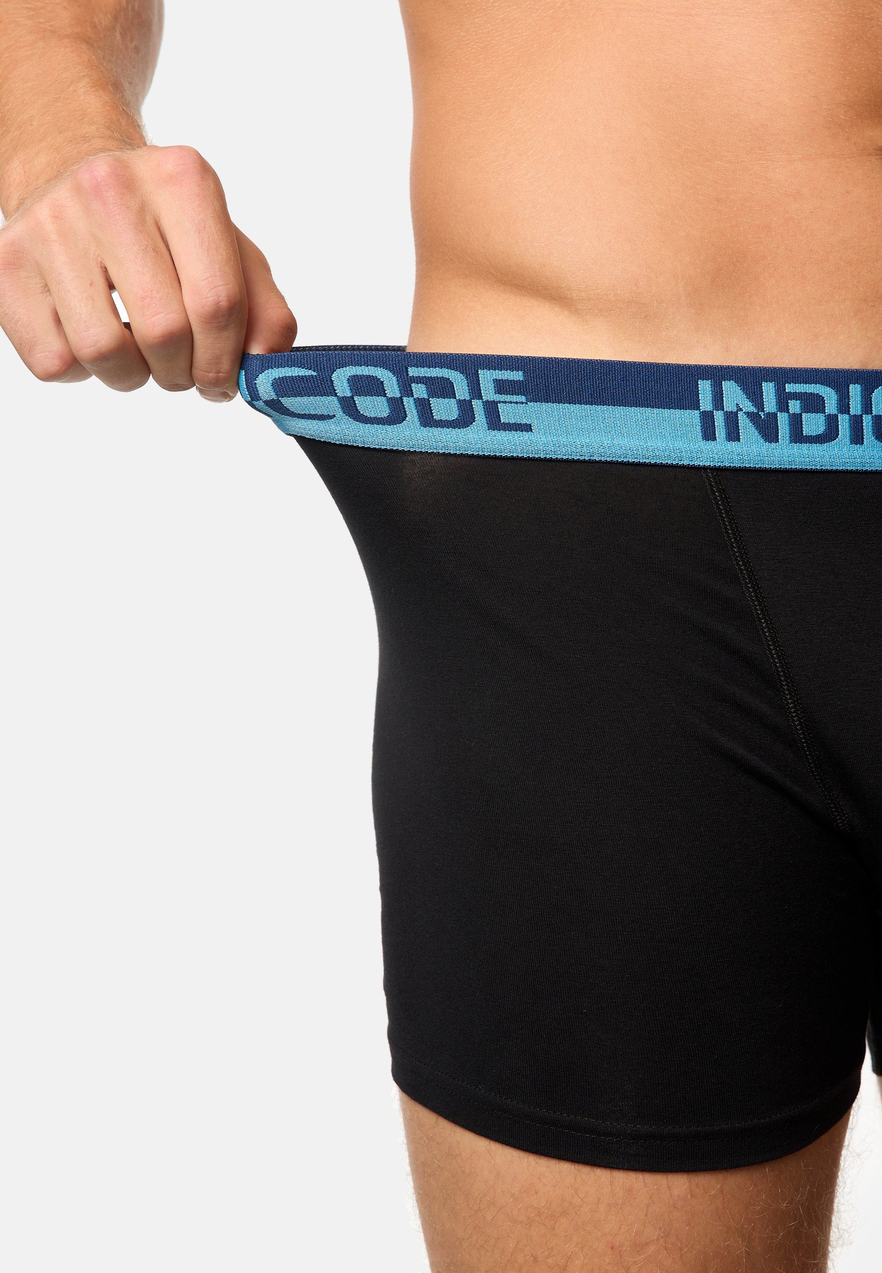Indicode Boxershorts Herren Copenhagen Boxer Shorts Herrenshorts (Boxershorts) 7er Pack