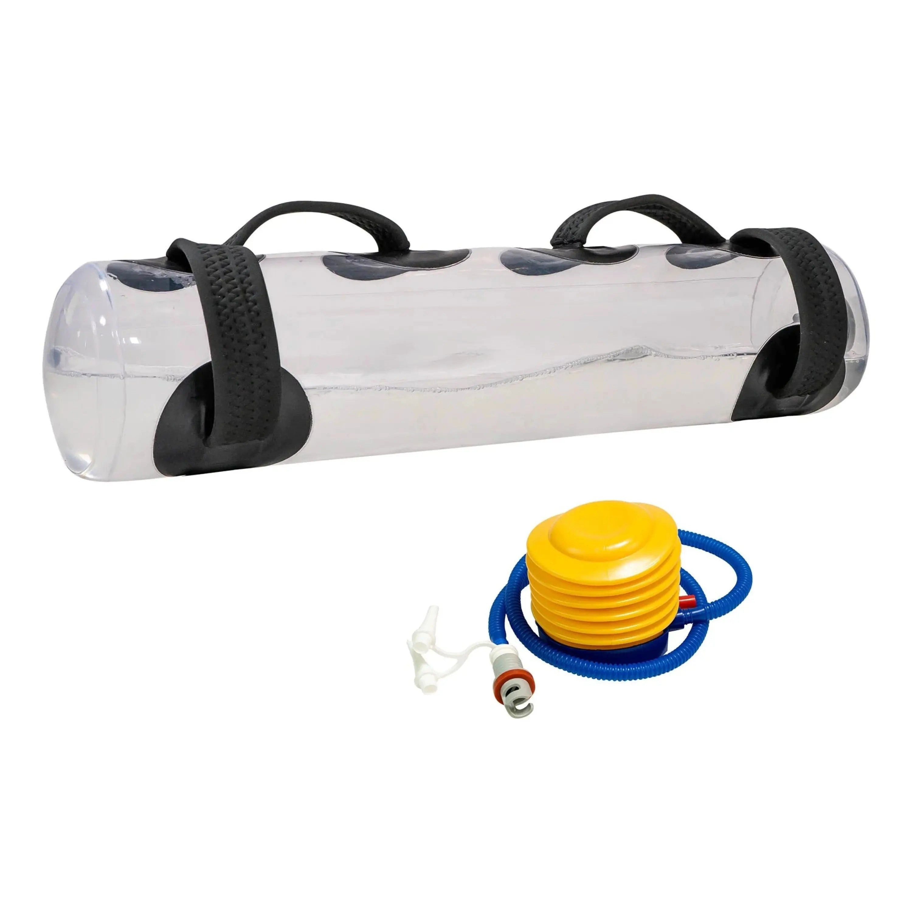 Sport-Knight® Gewichtssack Wasser-Gewichtssack, beliebig einstellbar bis 20 kg, inkl. Luftpumpe, (Handpumpe zum Aufblasen)