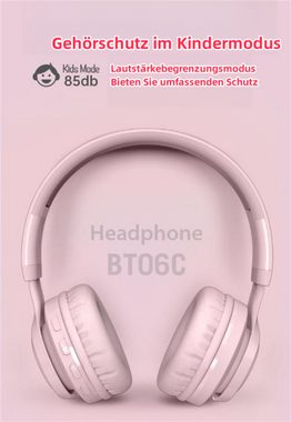 Bifurcation Am Kopf montierte RGB-Bluetooth-Kopfhörer, 85-dB-Gehörschutzmodus Over-Ear-Kopfhörer