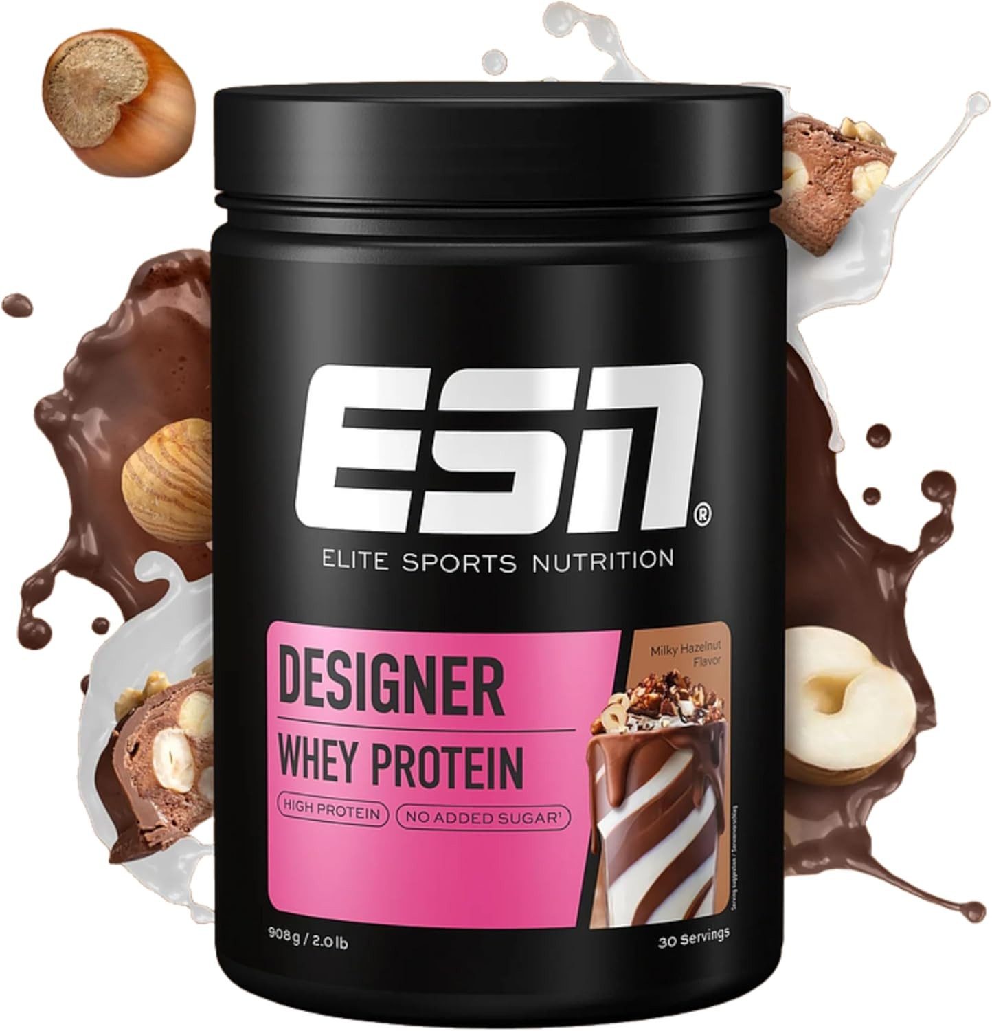 ESN ESN Designer Whey 908g - Milky Hazelnut Pulver