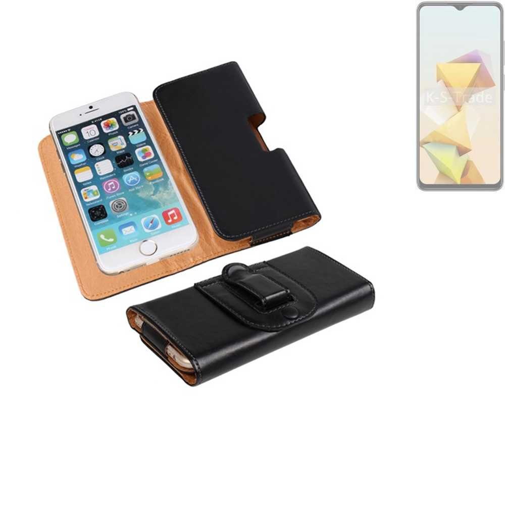 K-S-Trade Handyhülle für ZTE Blade A73 5G, Schützhülle Handyhülle Holster Gürtel Tasche Schutzhülle